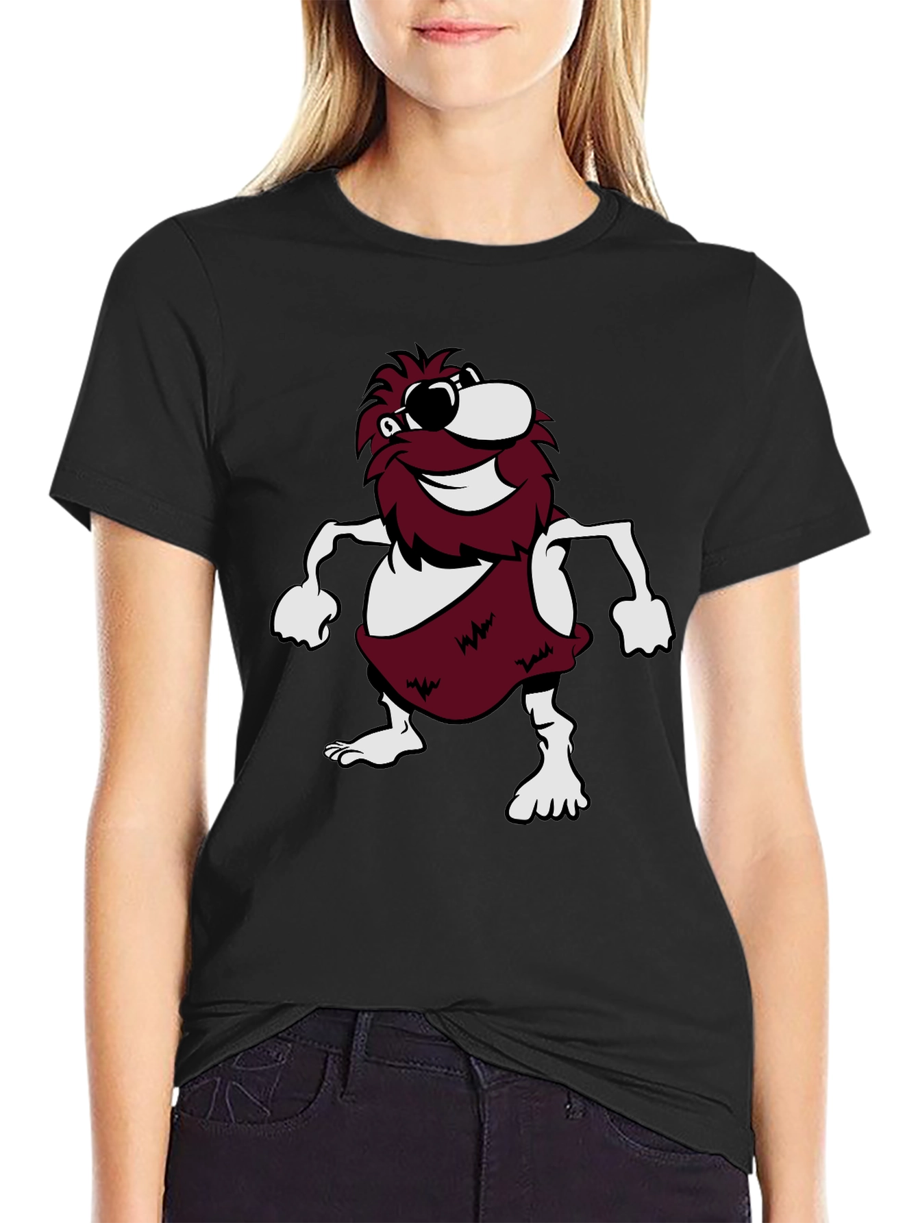 Retro Cartoon Mascot Graphic Tee
