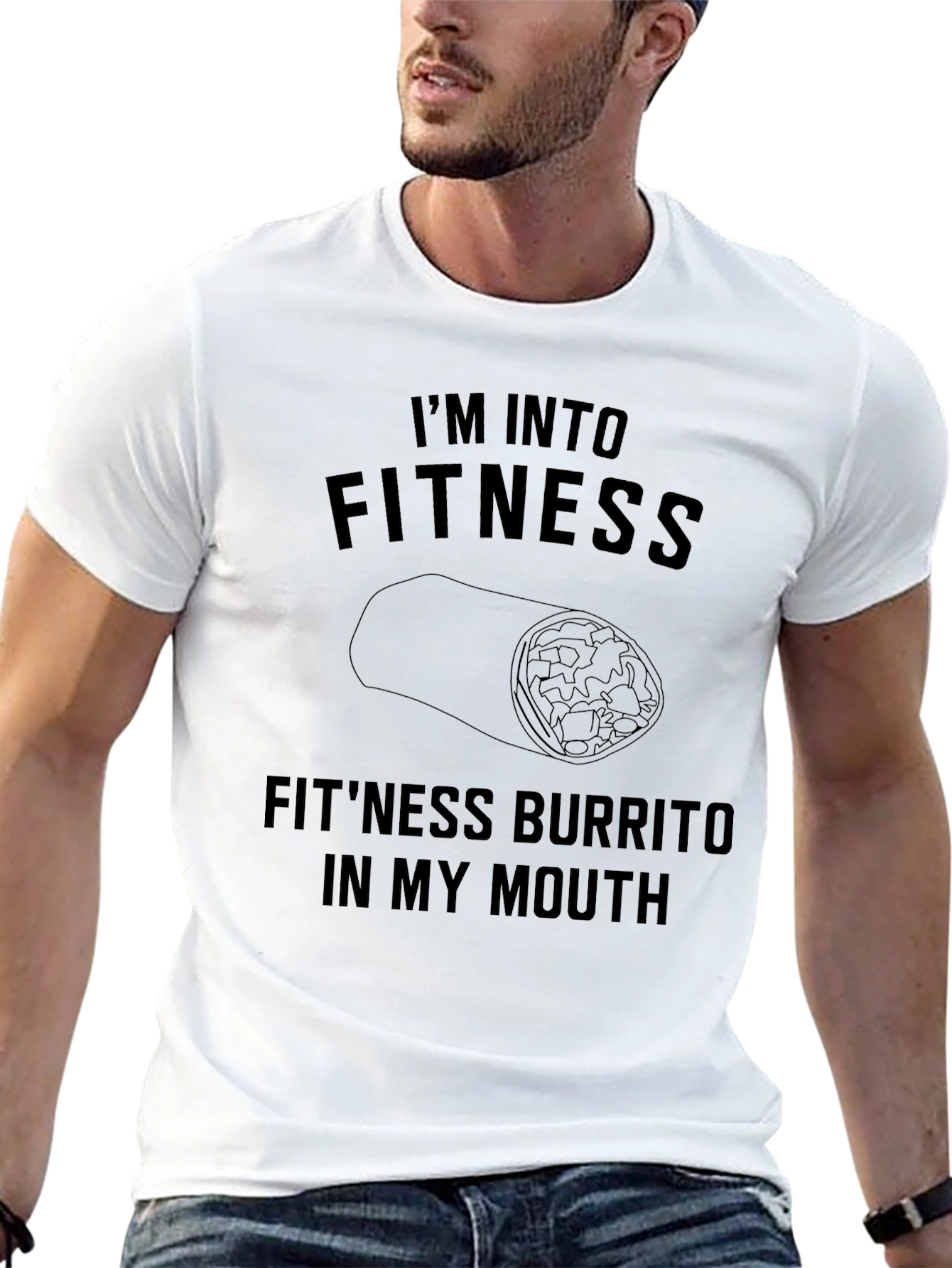 Fitness Burrito Graphic T-Shirt