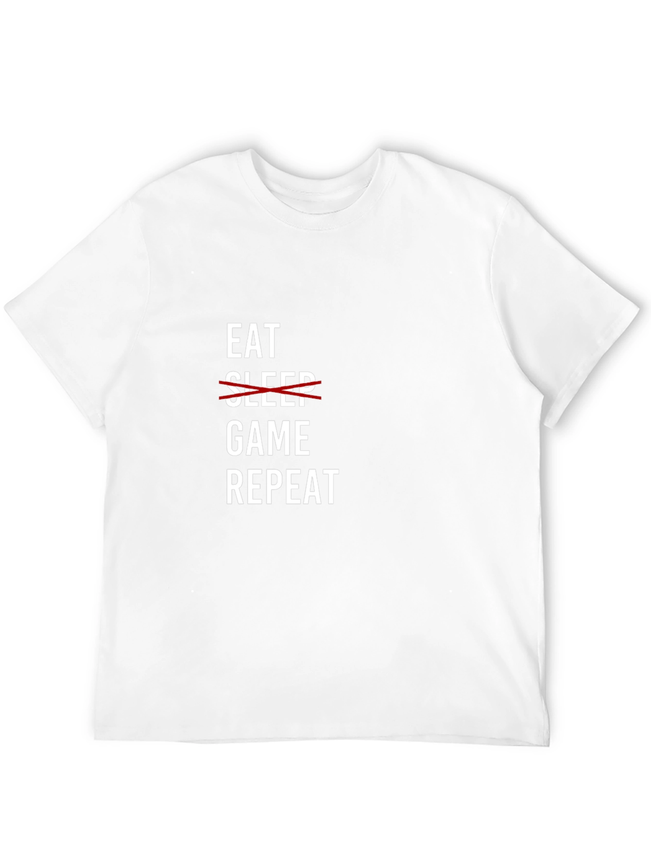 Eat Game Repeat Graphic Tee - Gamer Lifestyle T-Shirt