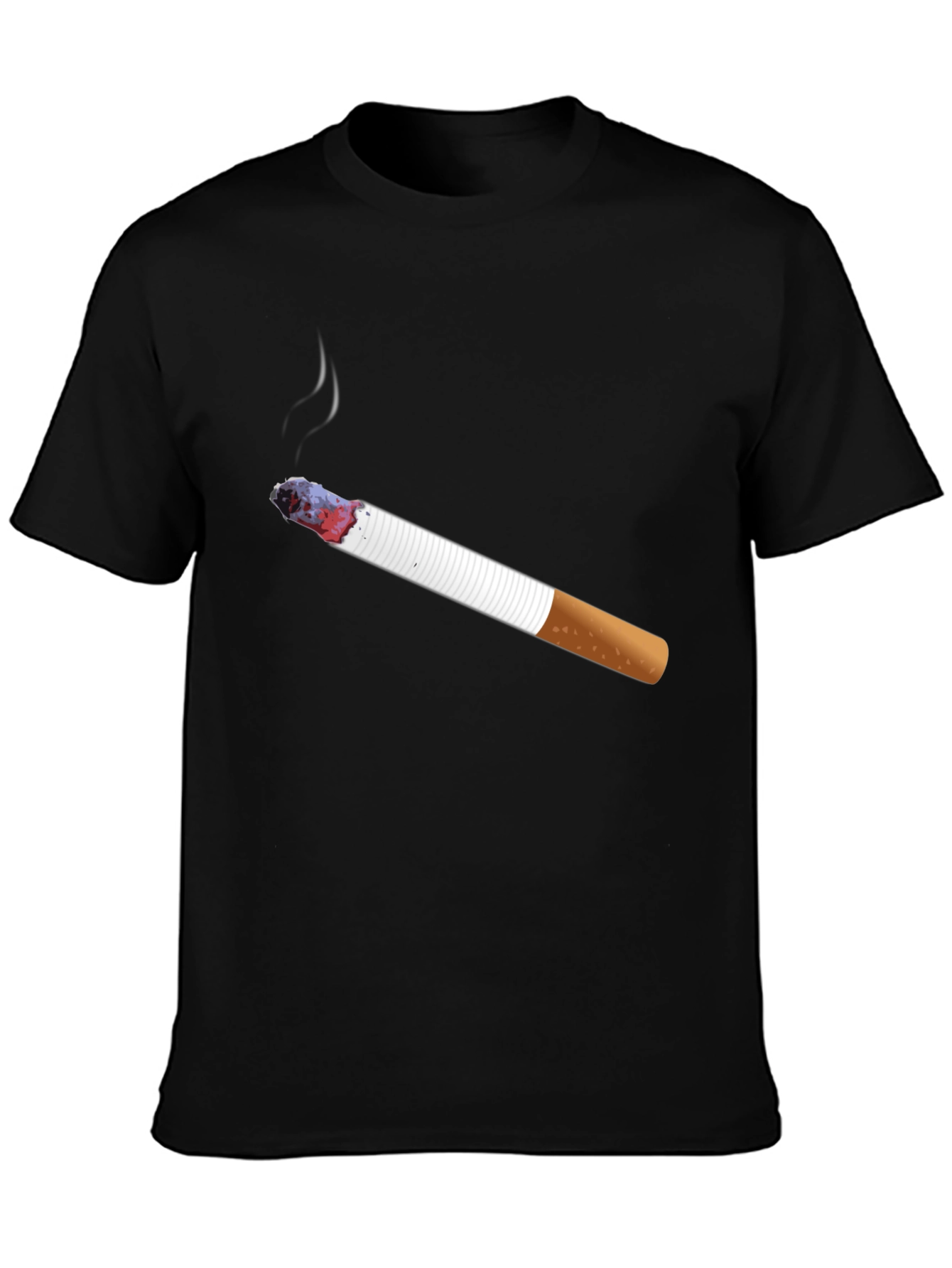 Smokin Cigarette Graphic Tee - Cool Casual Style