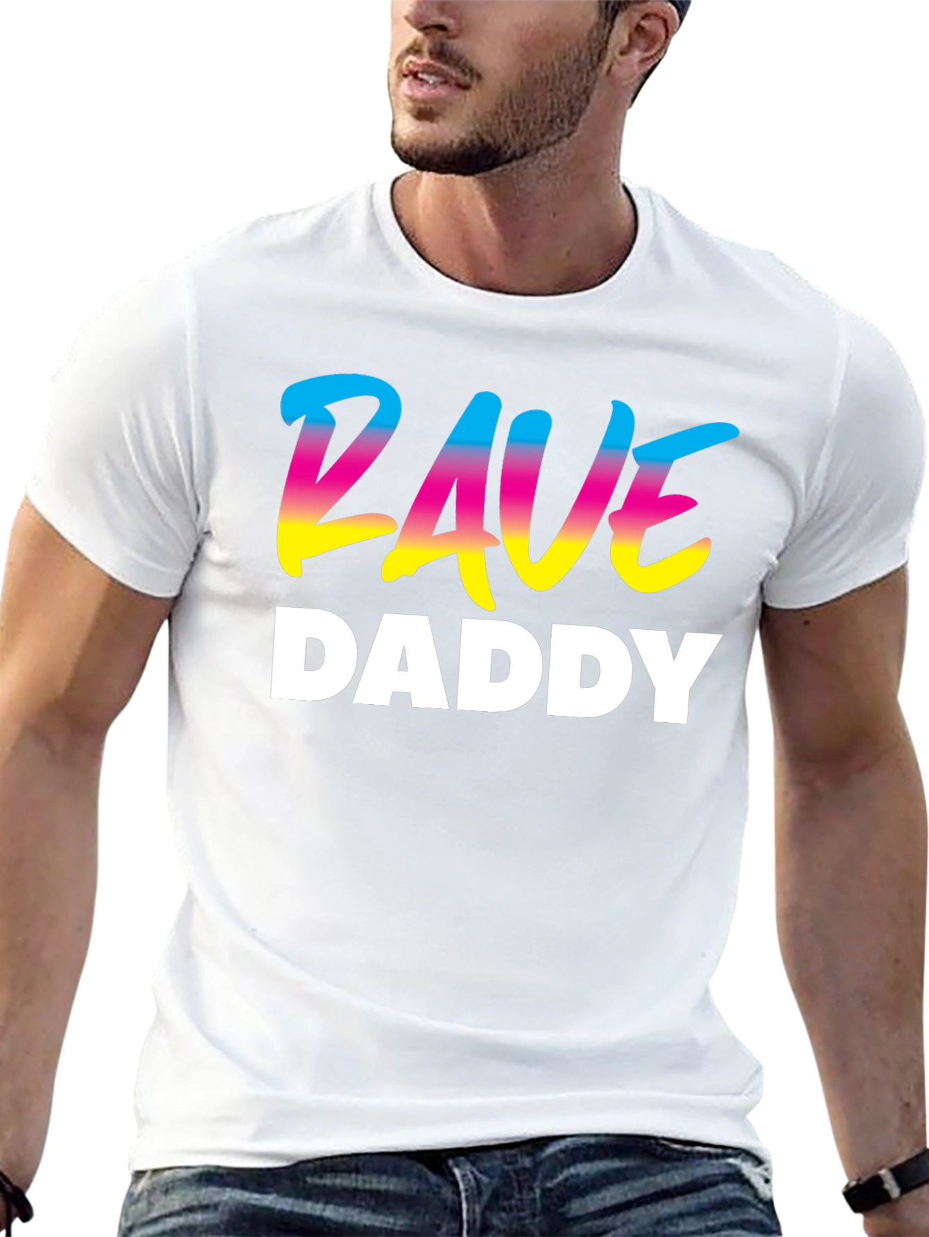 Rave Daddy T-Shirt - Black Graphic Tee