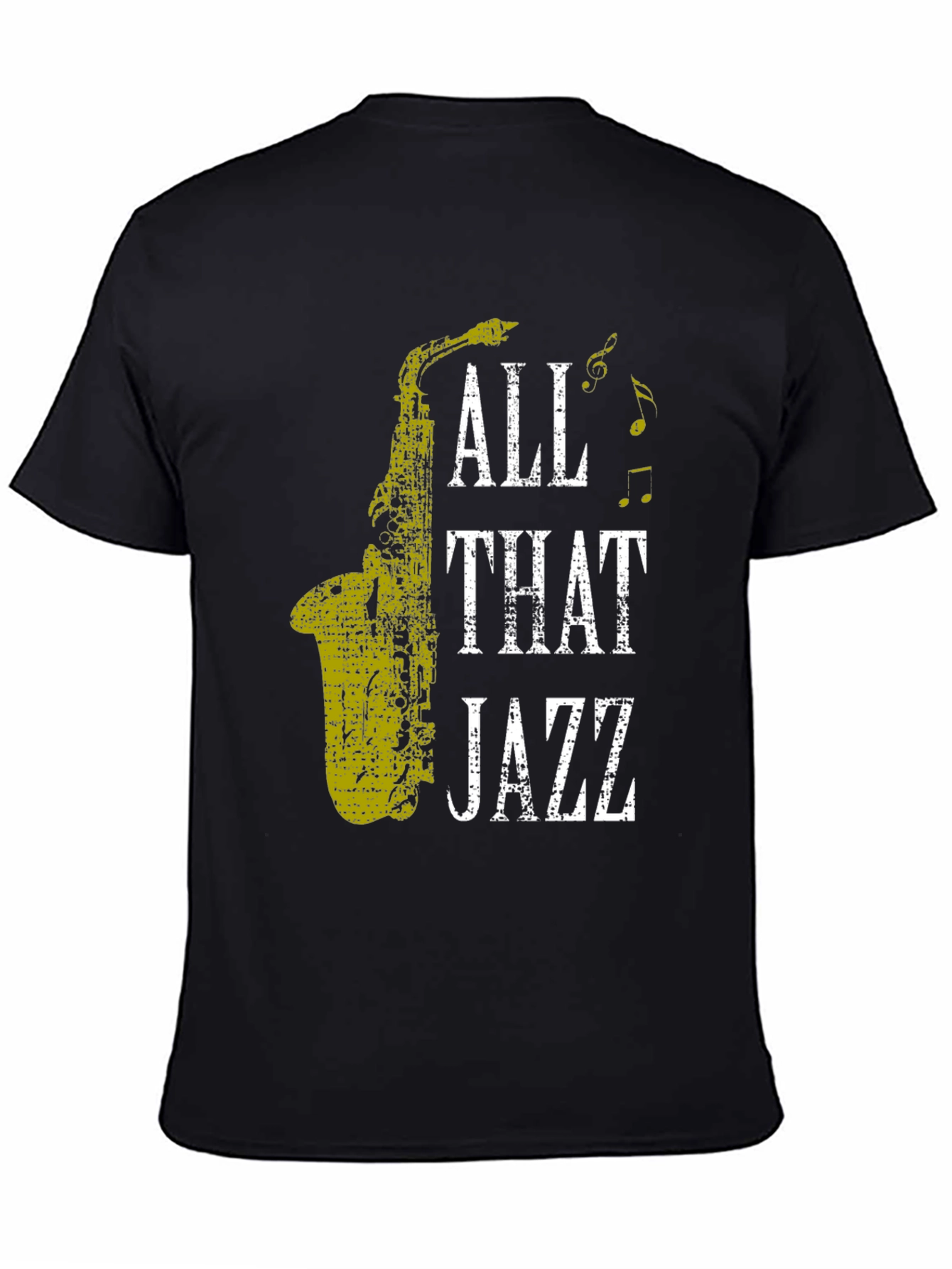 All That Jazz Saxophone T-Shirt