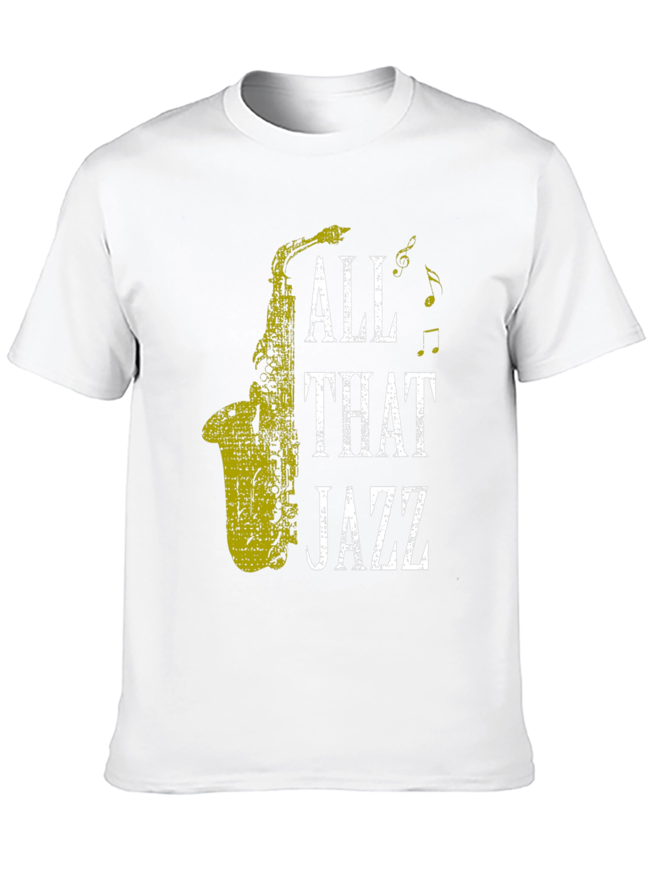 All That Jazz Saxophone T-Shirt