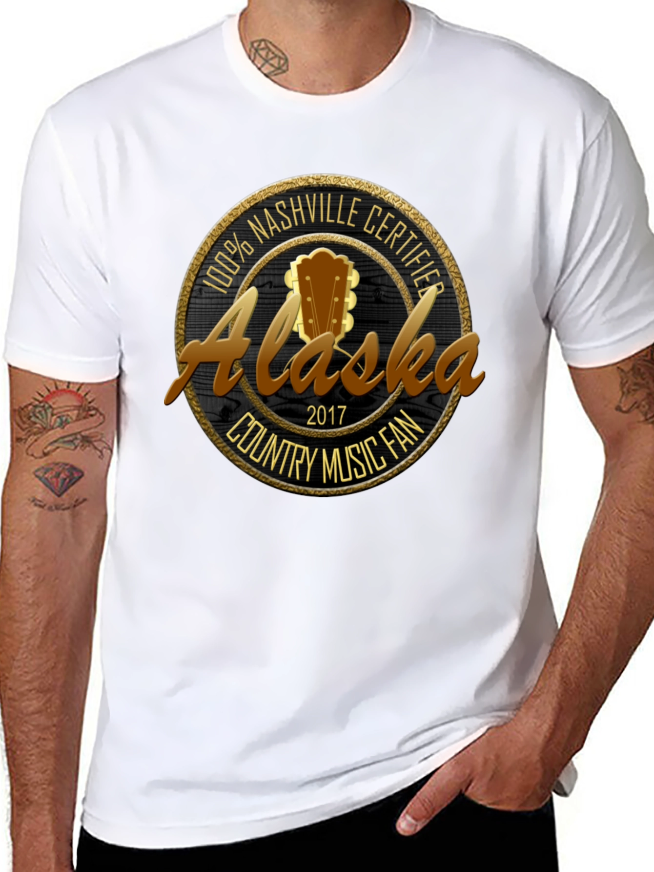 Nashville Certified Alaska Country Music Fan T-Shirt