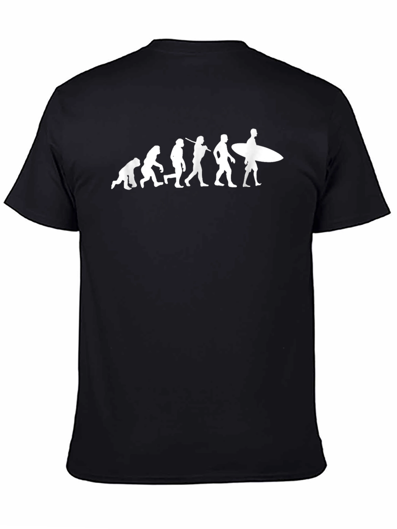 Evolution of Surfing T-Shirt - Cool Graphic Tee