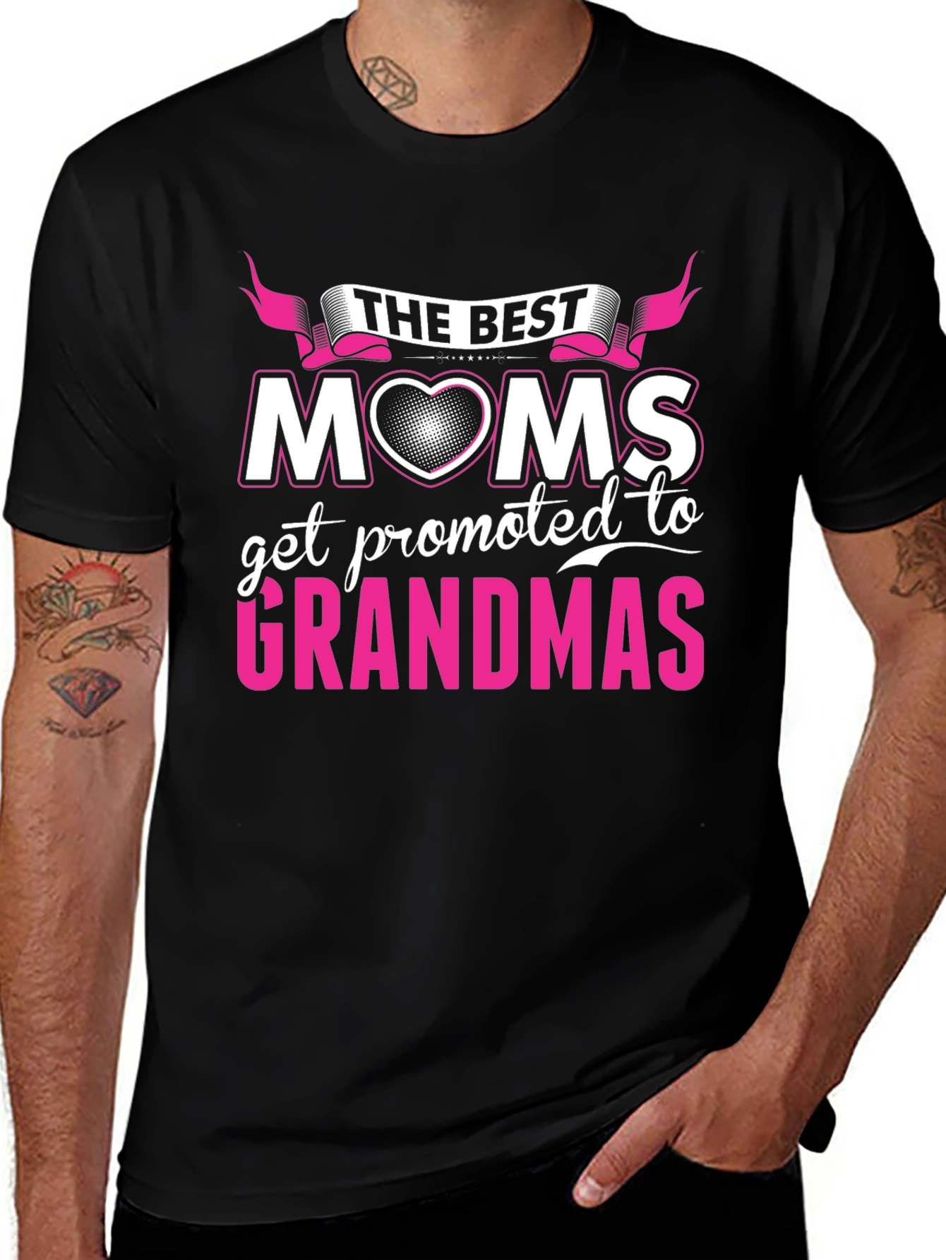The Best Moms Get Promoted to Grandmas T-Shirt