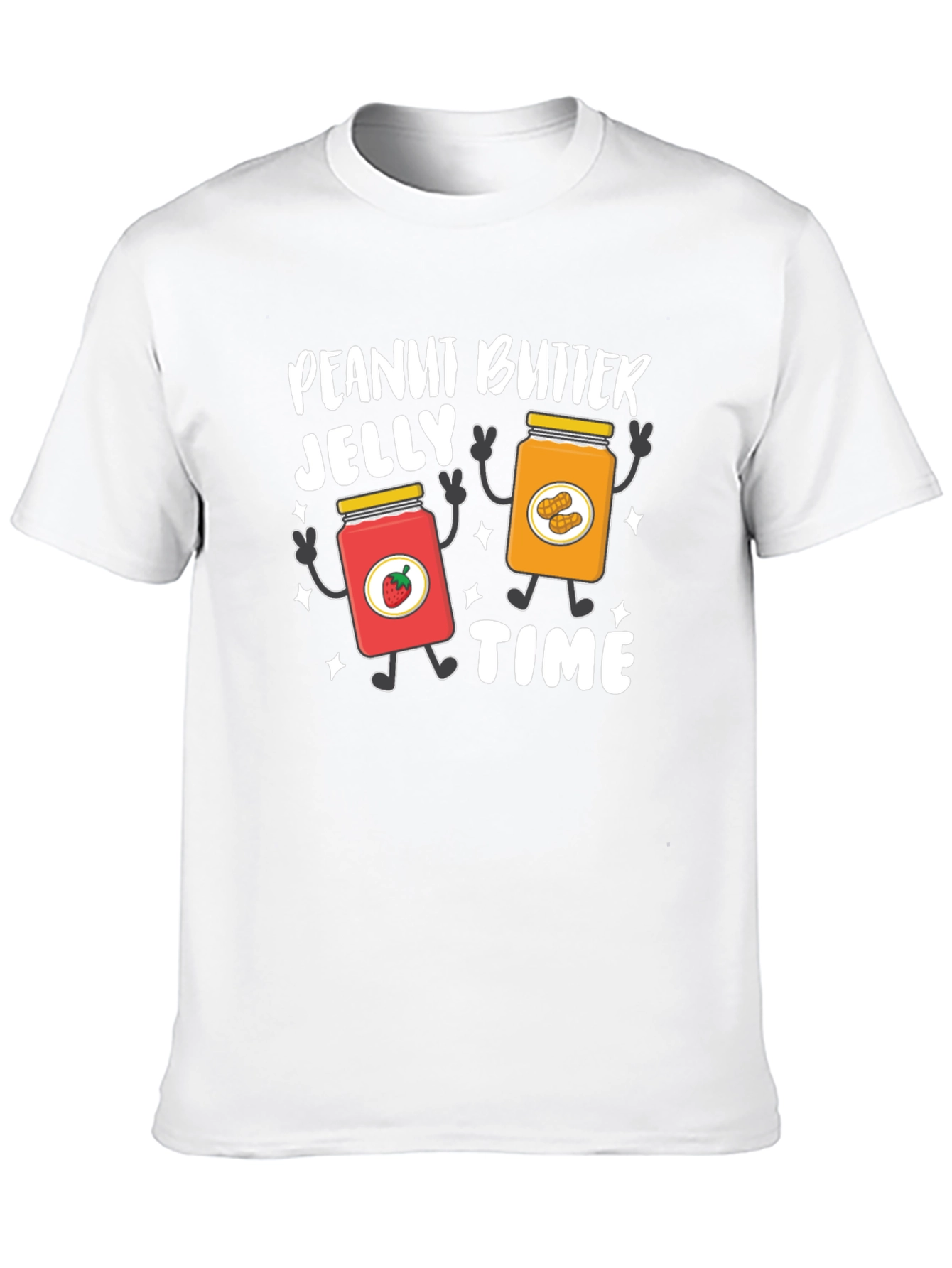 Peanut Butter Jelly Time Graphic T-Shirt