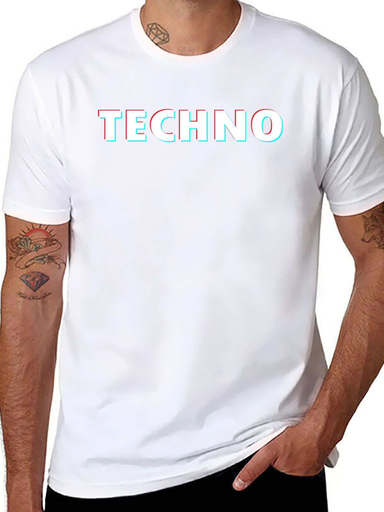 Techno T-Shirt - Bold Graphic Tee