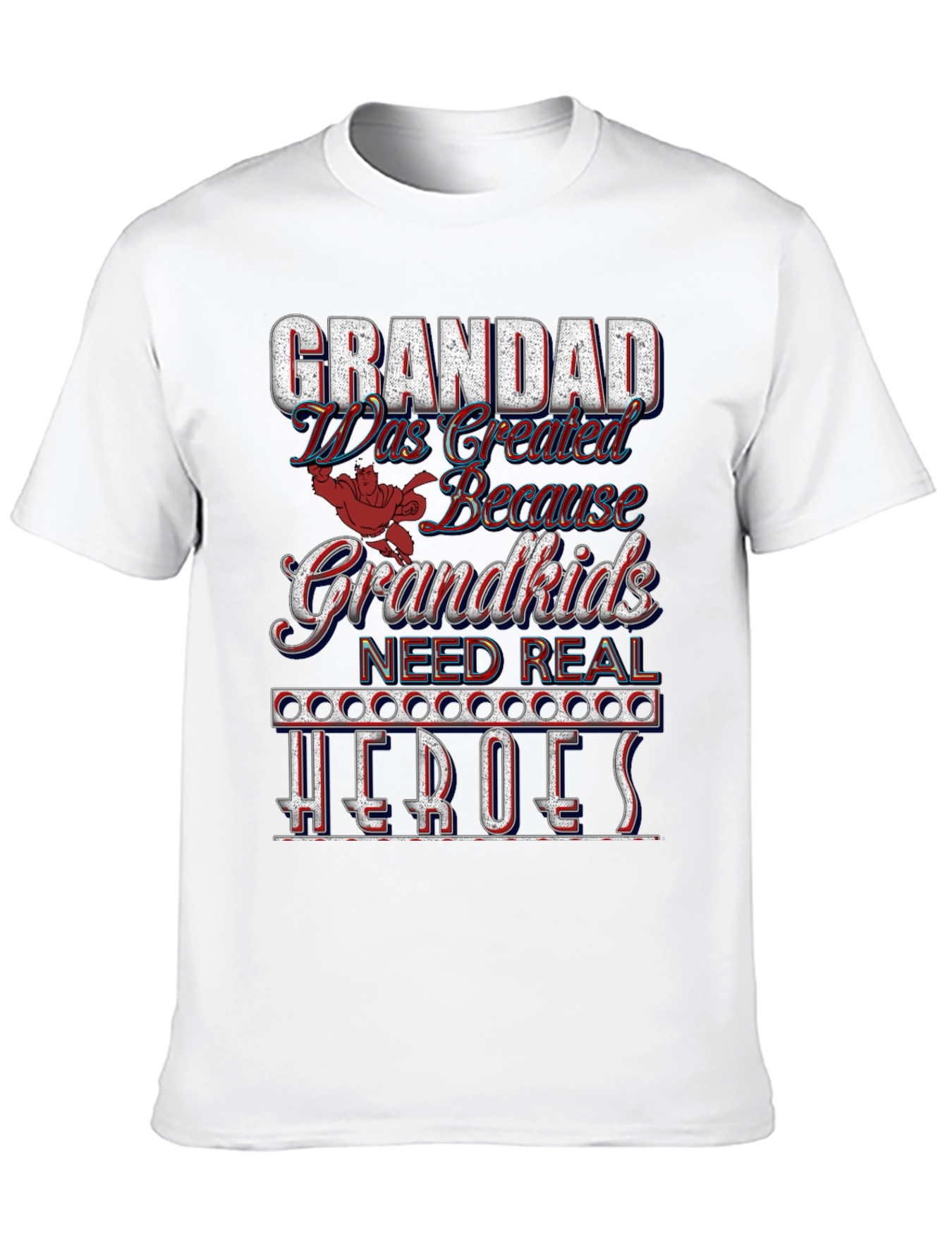 Grandad Hero T-Shirt - Gift for Grandfathers