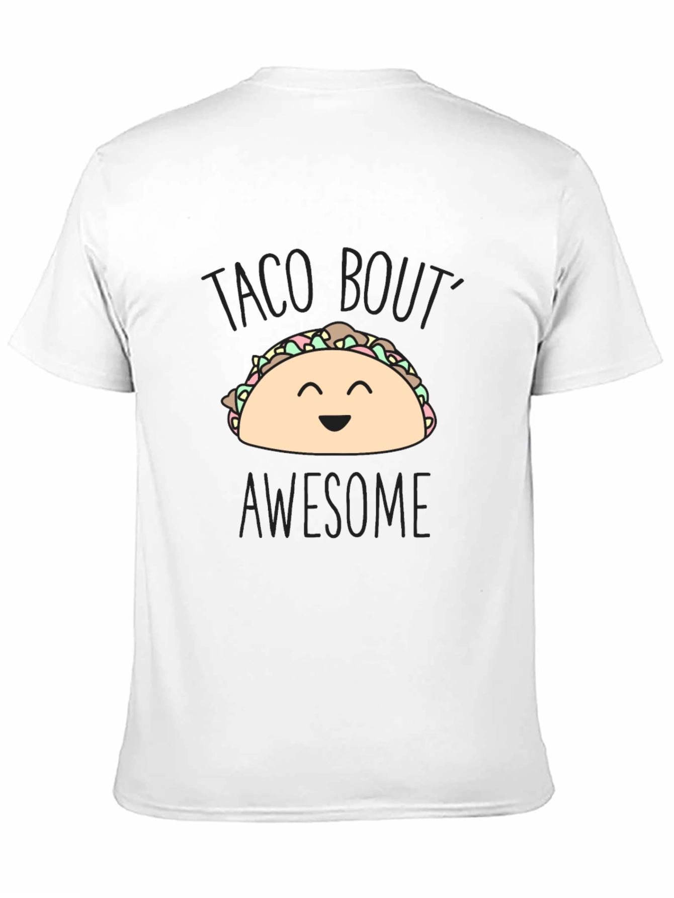 Taco Bout Awesome Black Graphic Tee