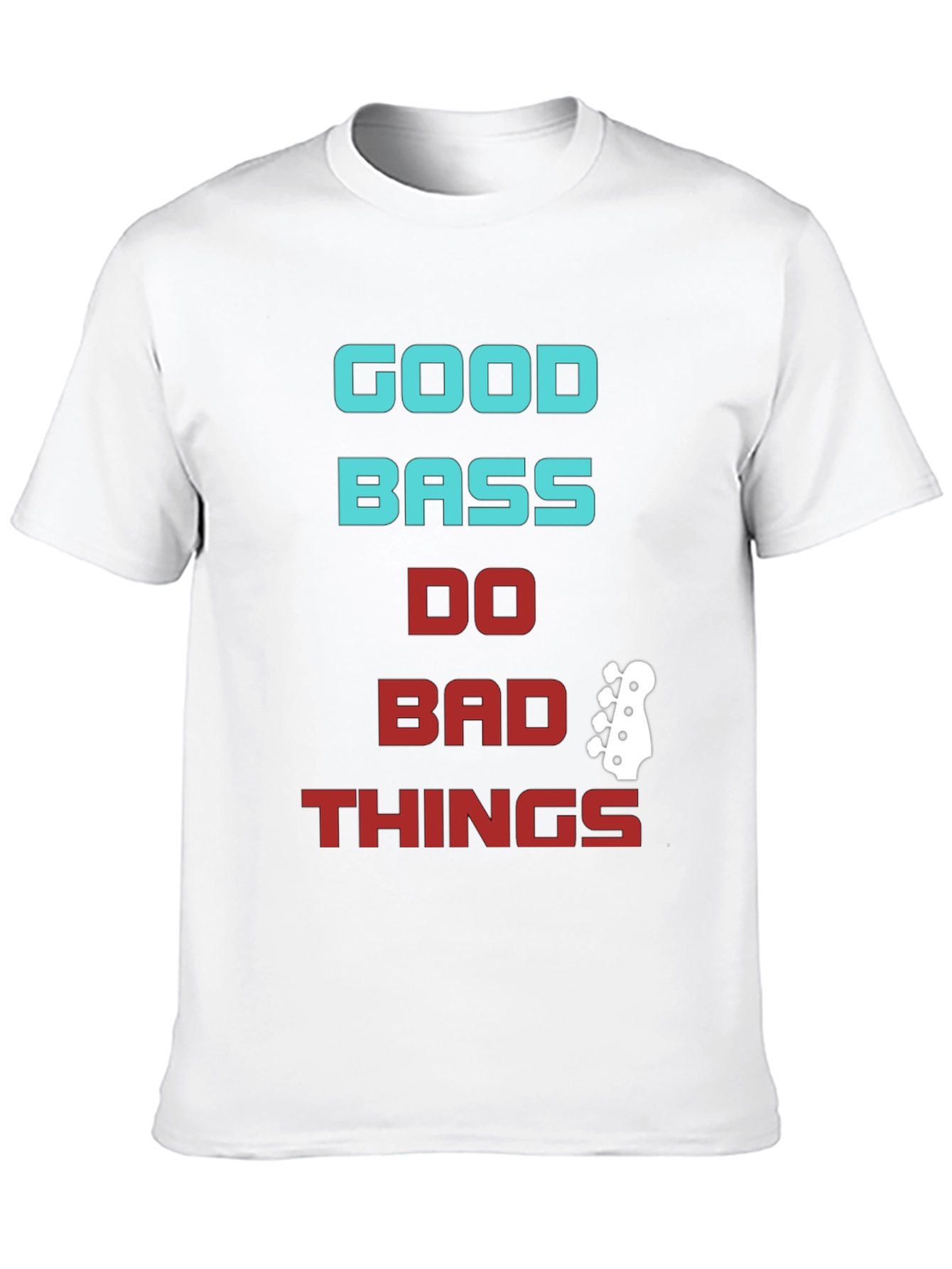 Good Bass Do Bad Things Graphic Tee - Black