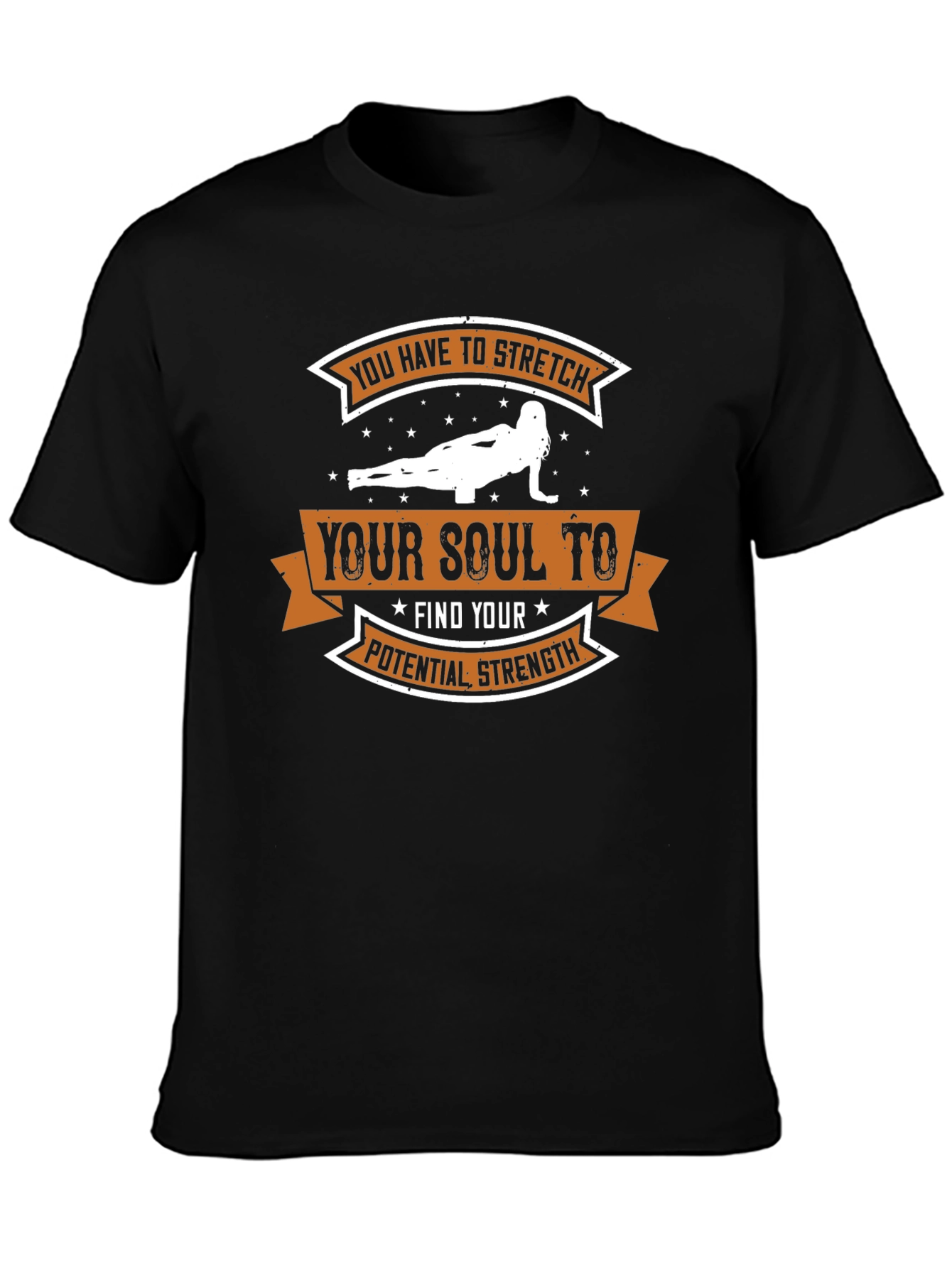 Stretch Your Soul T-Shirt - Motivational Workout Tee
