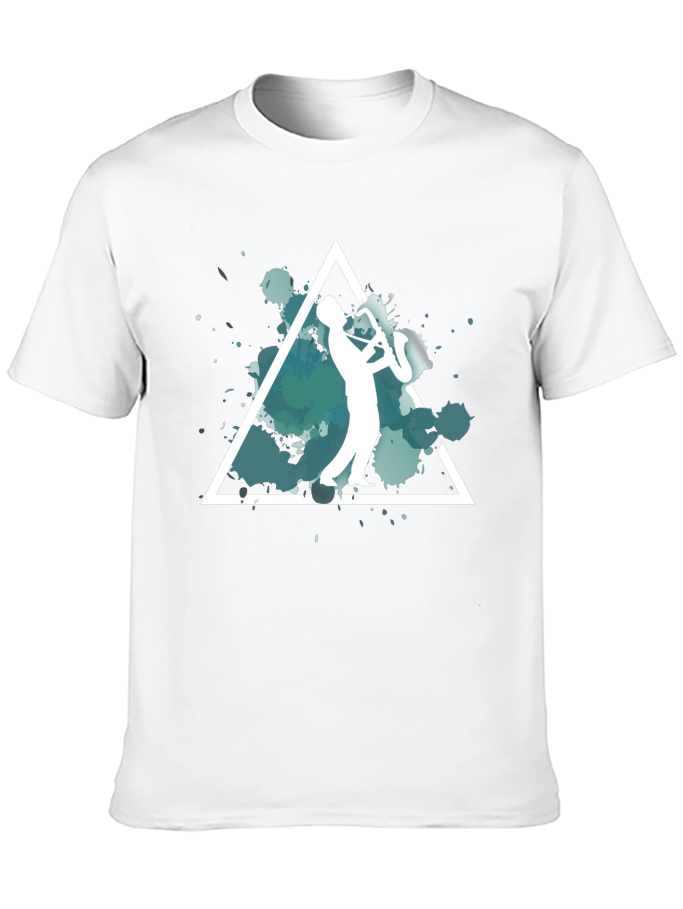 Jazz Player Graphic Tee - Cool & Unique Design