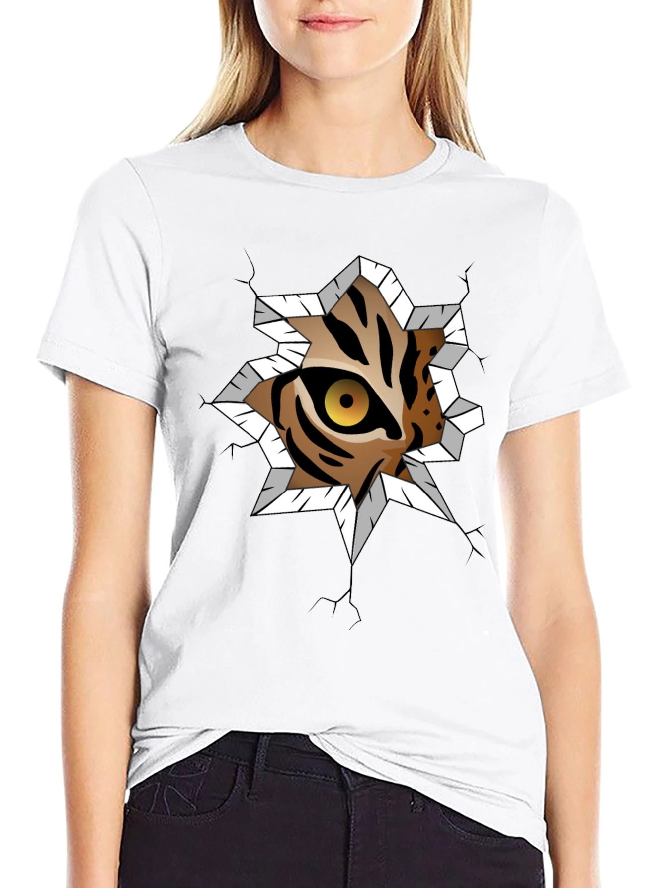Tiger Eye Graphic Tee - Breakout Design