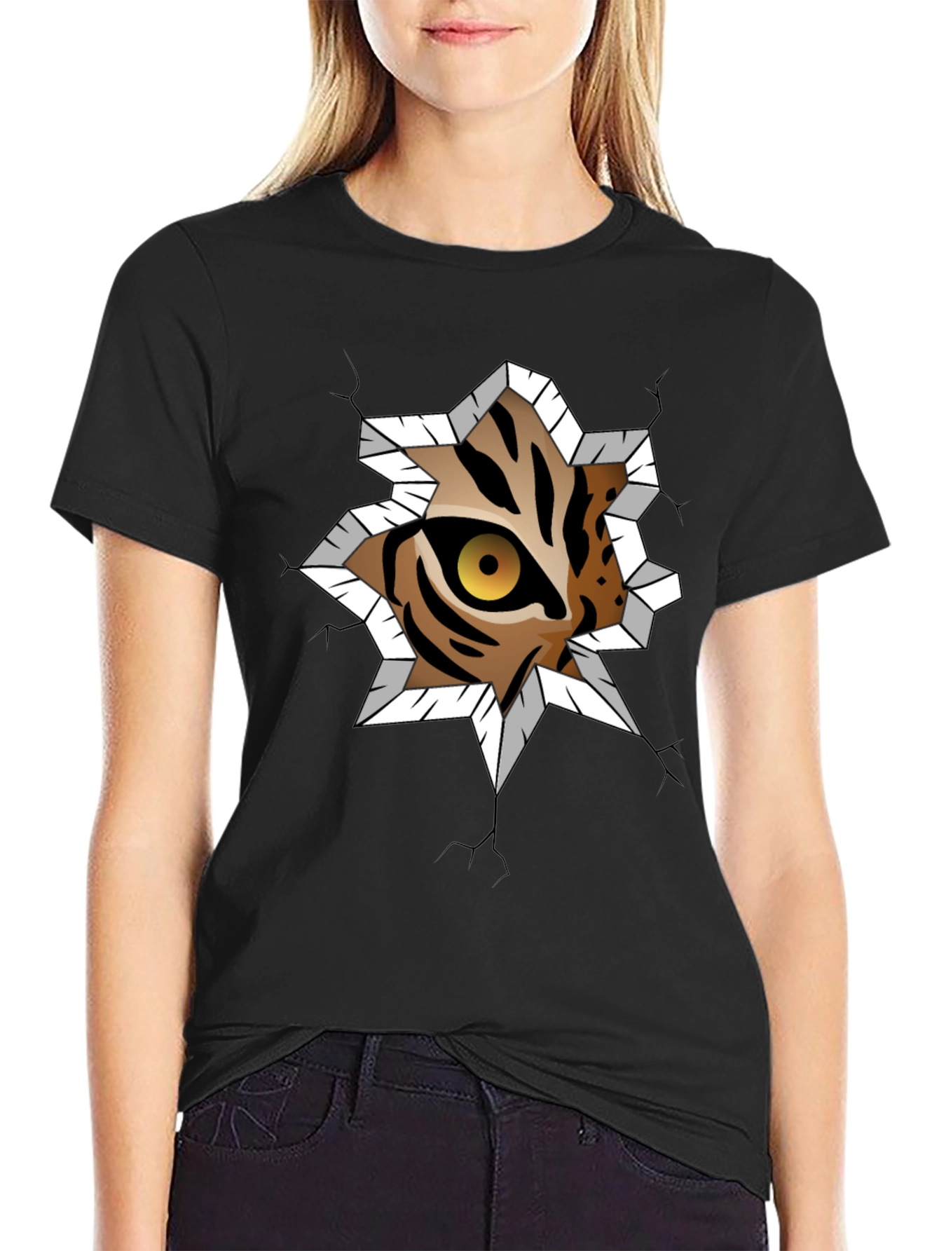 Tiger Eye Graphic Tee - Breakout Design