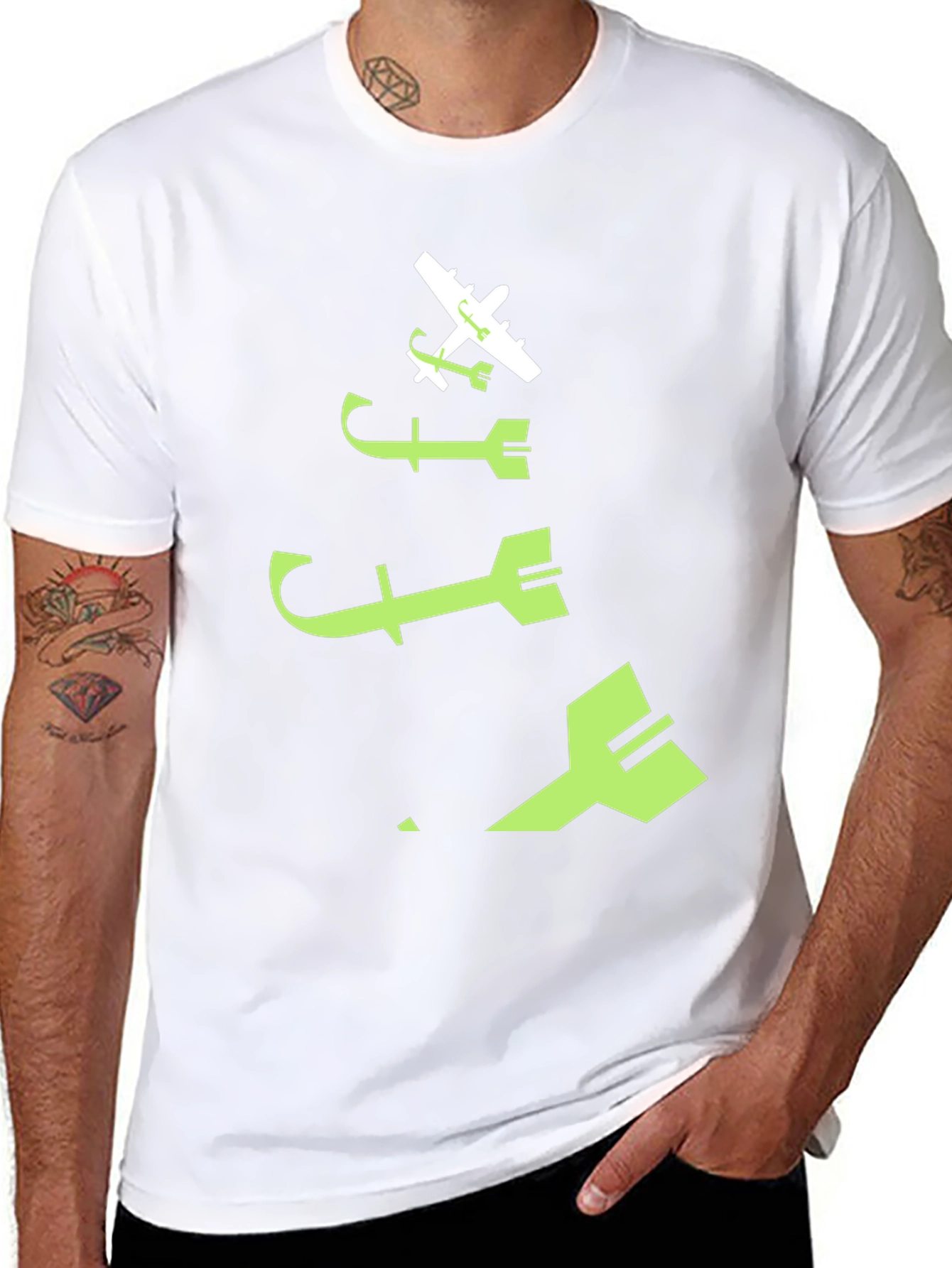 Airplane Bomb Drop T-Shirt - Funny Graphic Tee