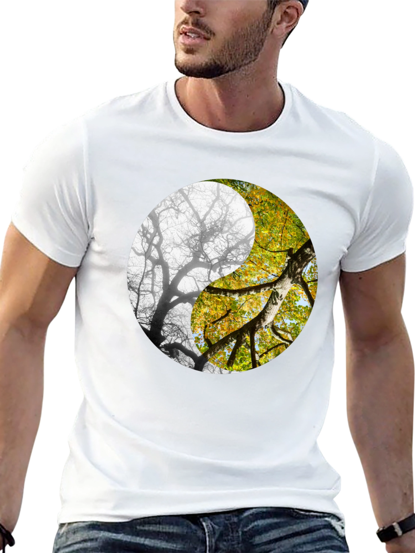Yin Yang Tree Graphic Tee