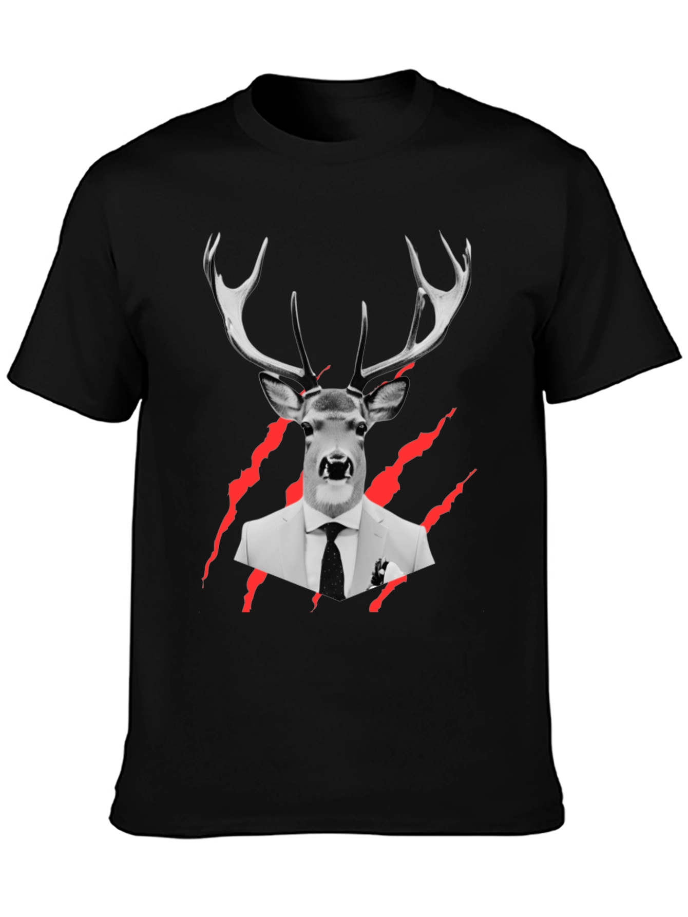 Deer in Suit Graphic Tee