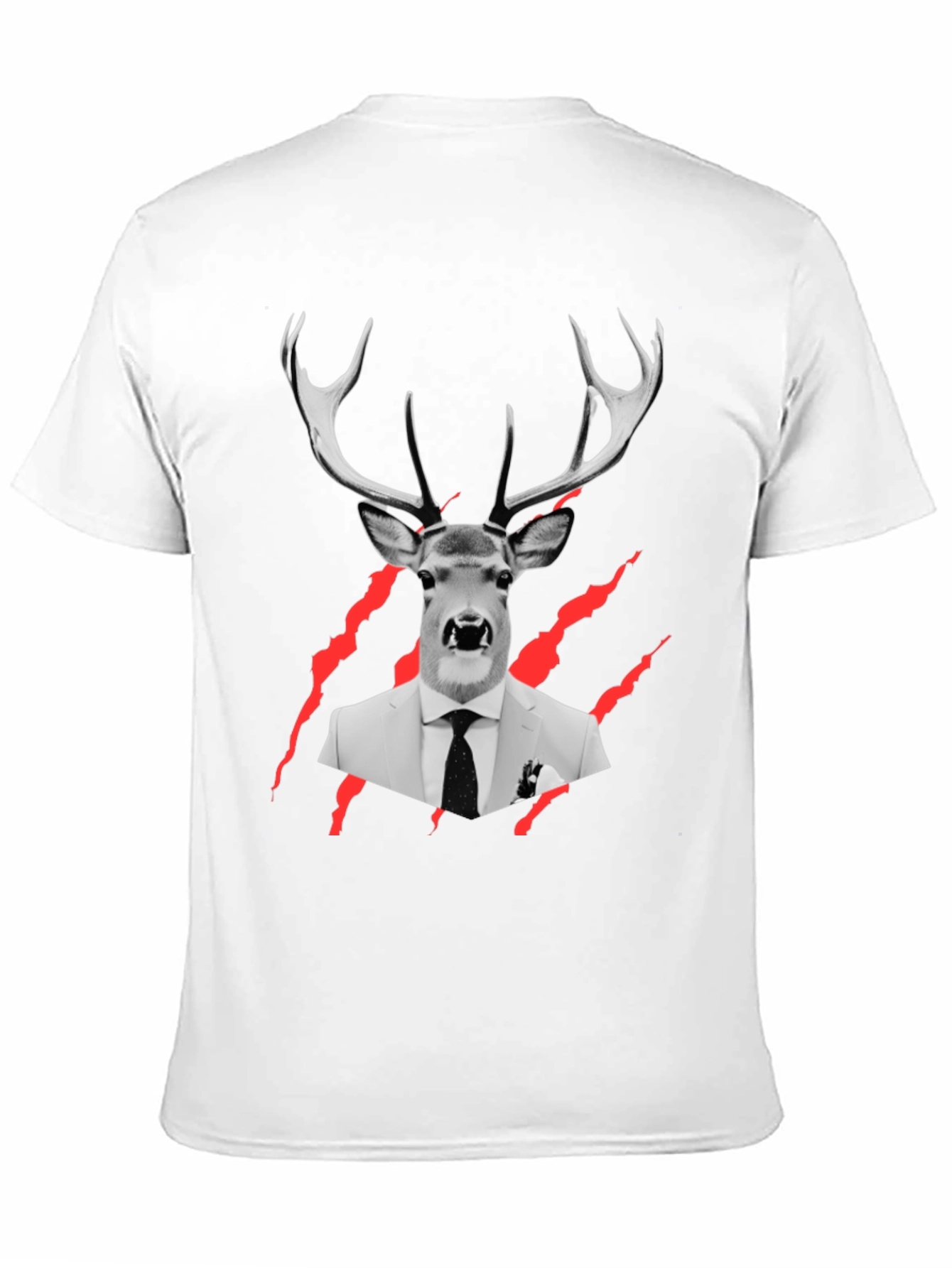 Deer in Suit Graphic Tee