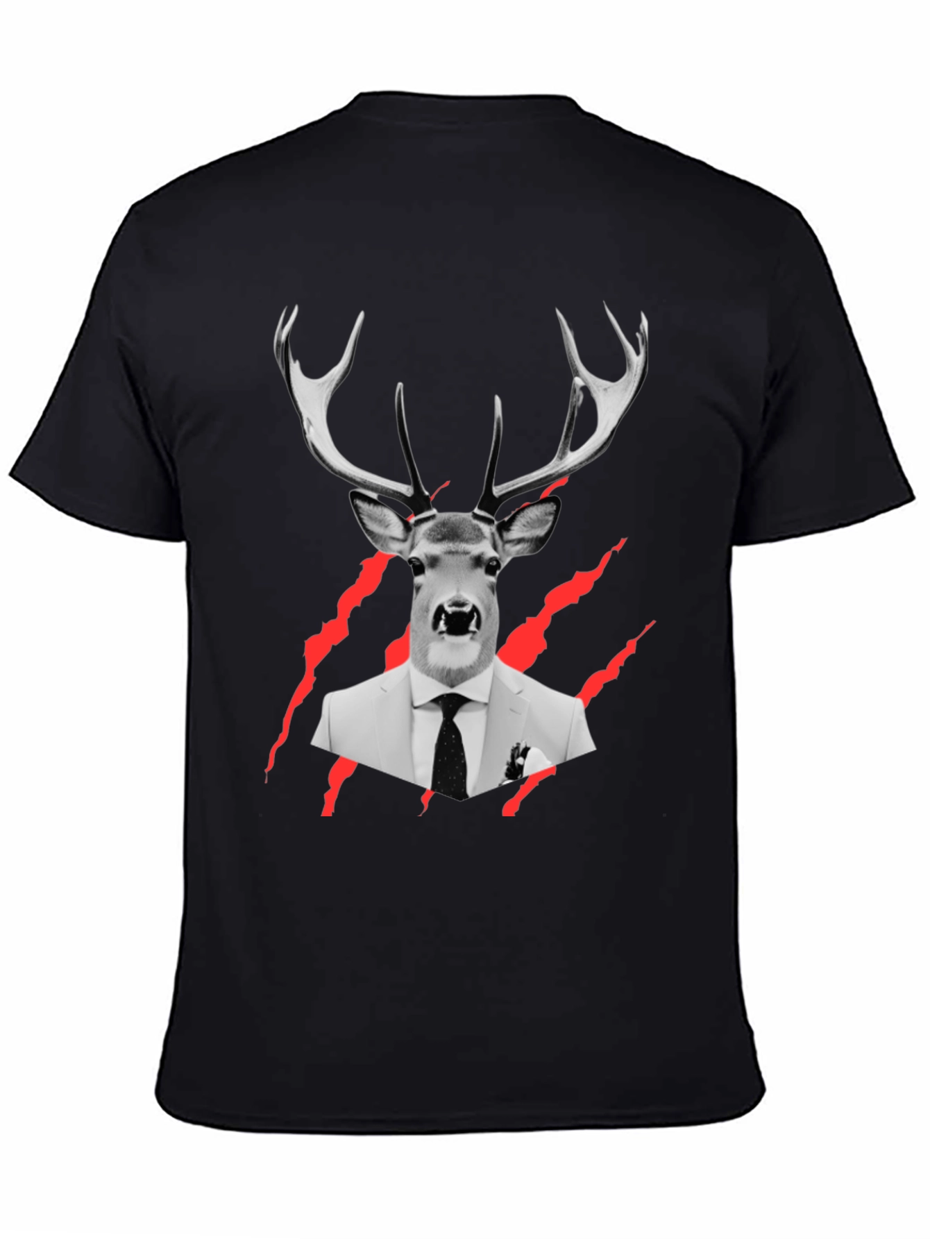 Deer in Suit Graphic Tee