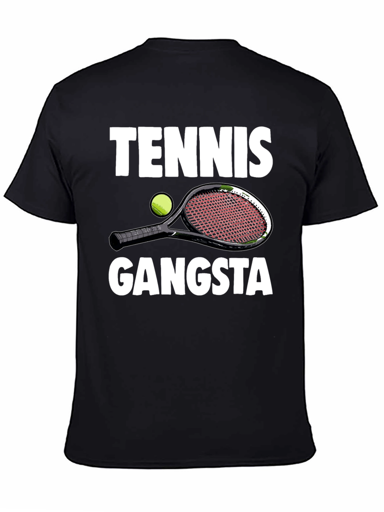 Tennis Gangsta Graphic T-Shirt