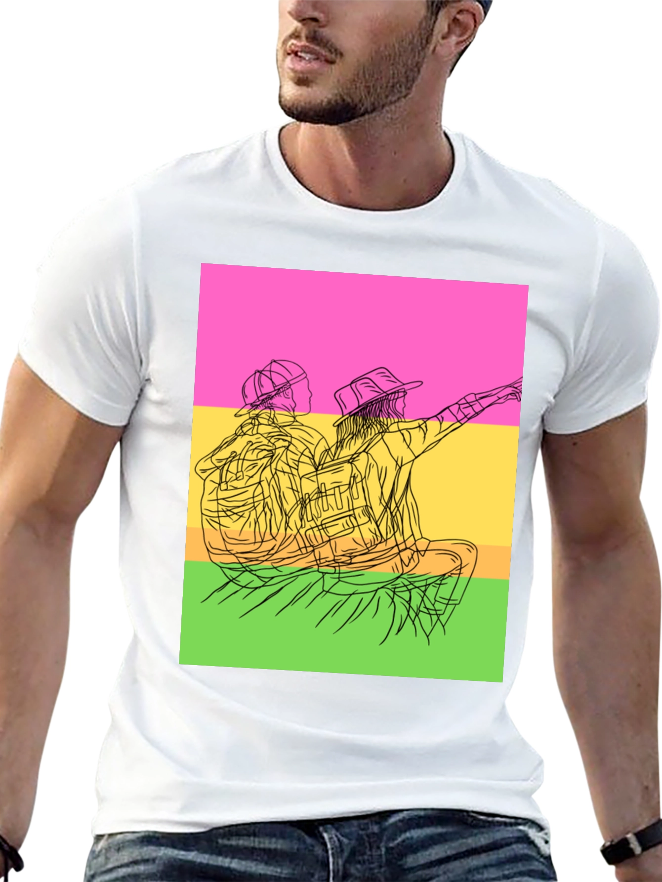 Vaporwave Hiking Tee