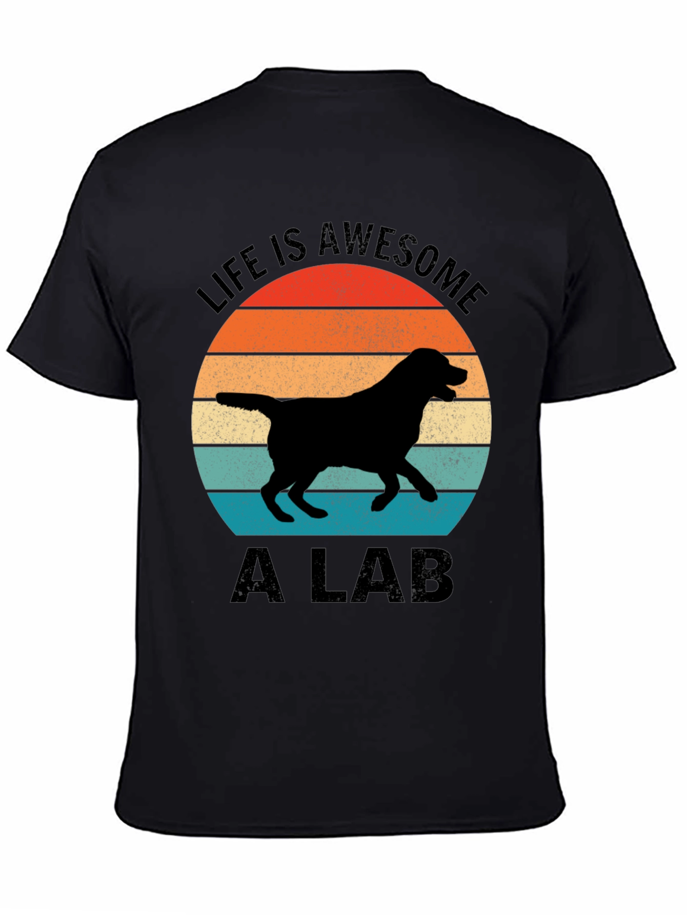 Awesome Life: Labrador Graphic T-Shirt