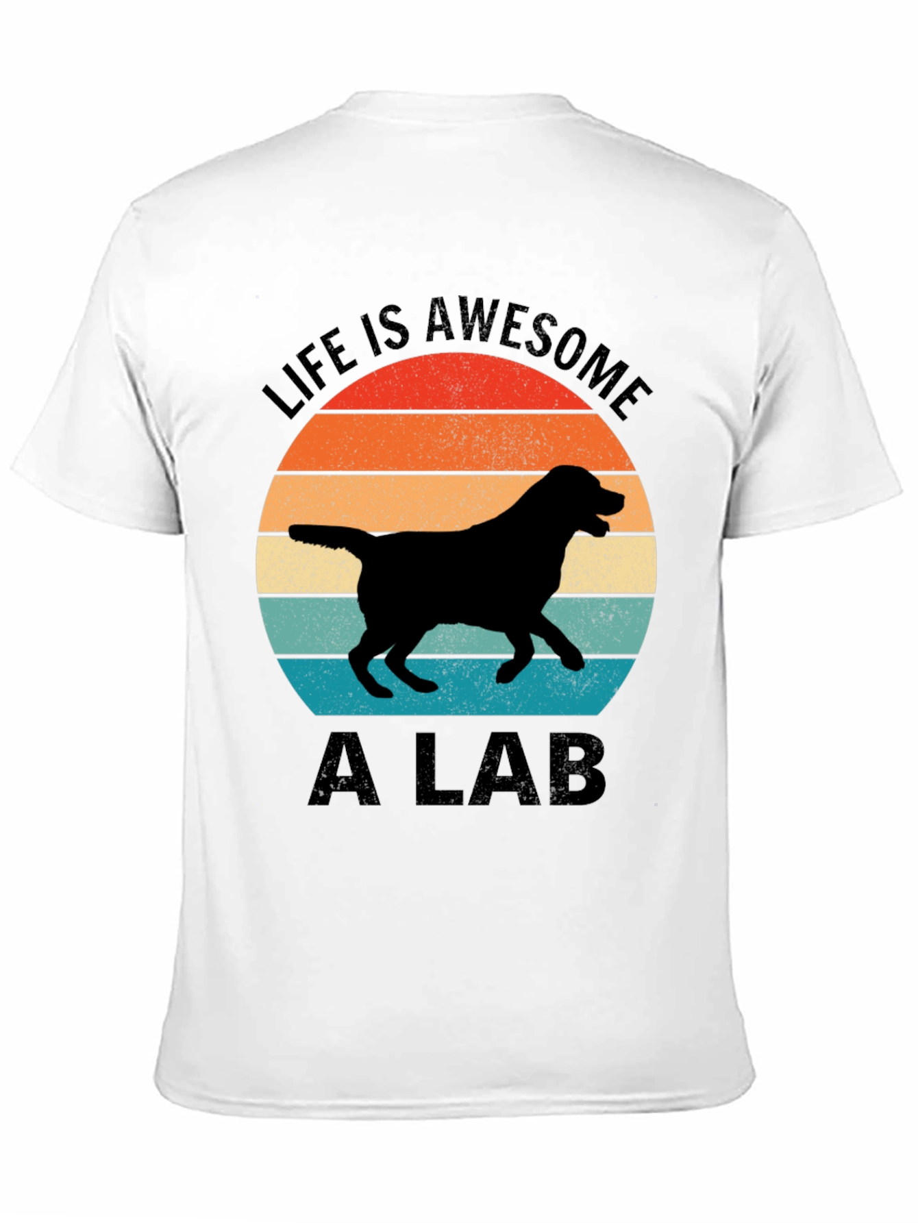 Awesome Life: Labrador Graphic T-Shirt