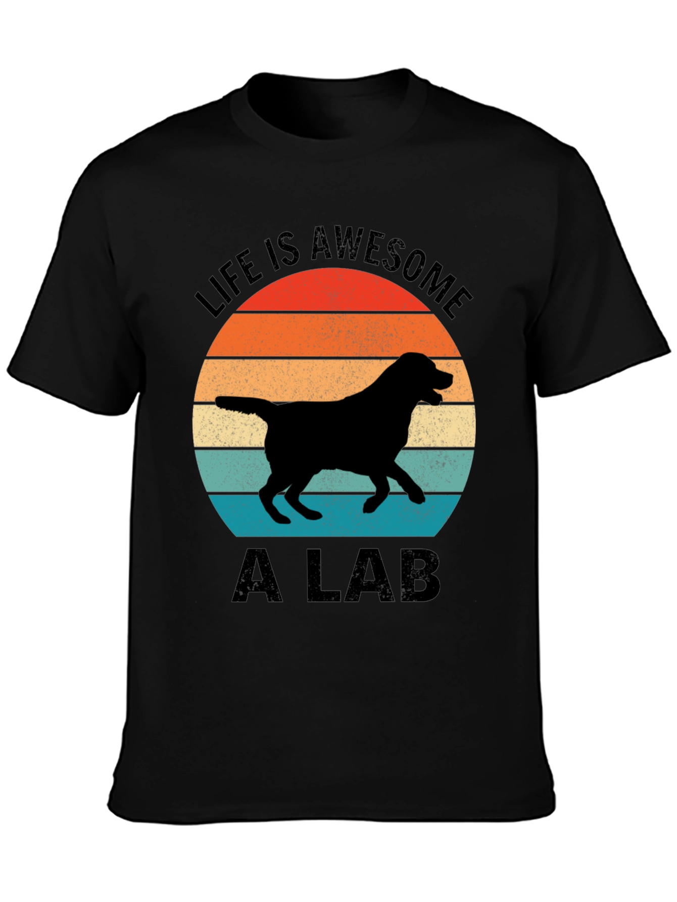 Awesome Life: Labrador Graphic T-Shirt