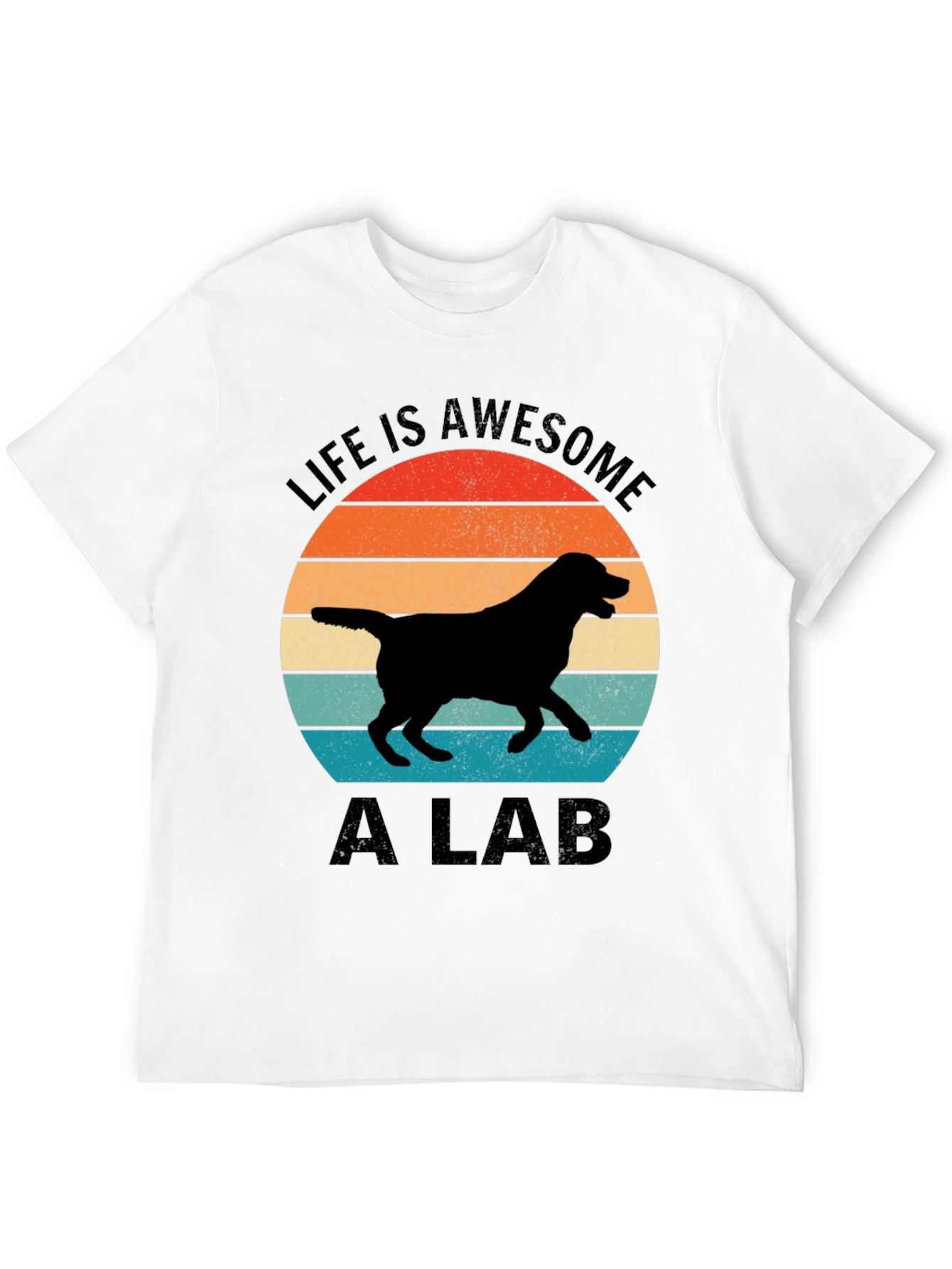Awesome Life: Labrador Graphic T-Shirt