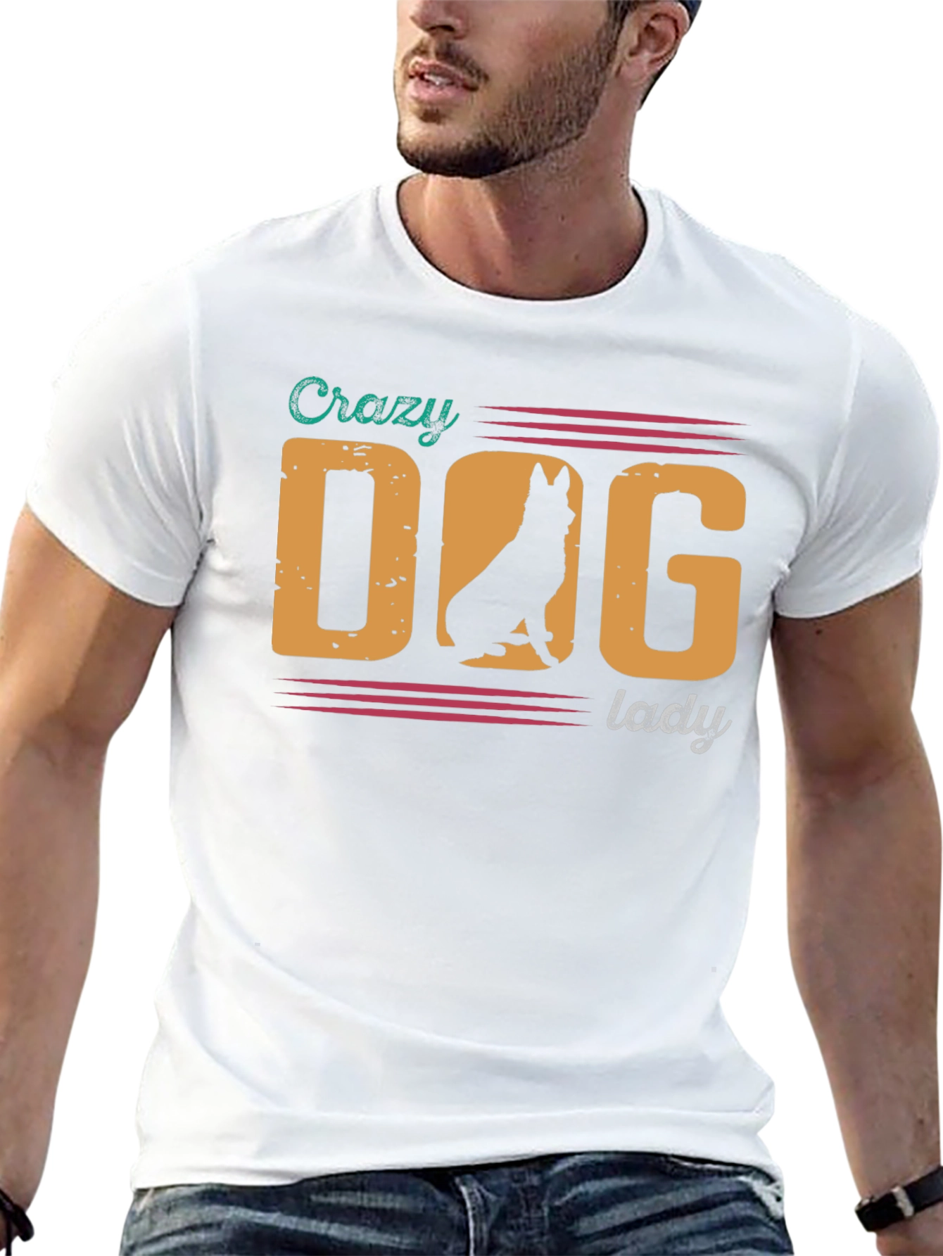 Crazy Dog Lady T-Shirt - German Shepherd Tee