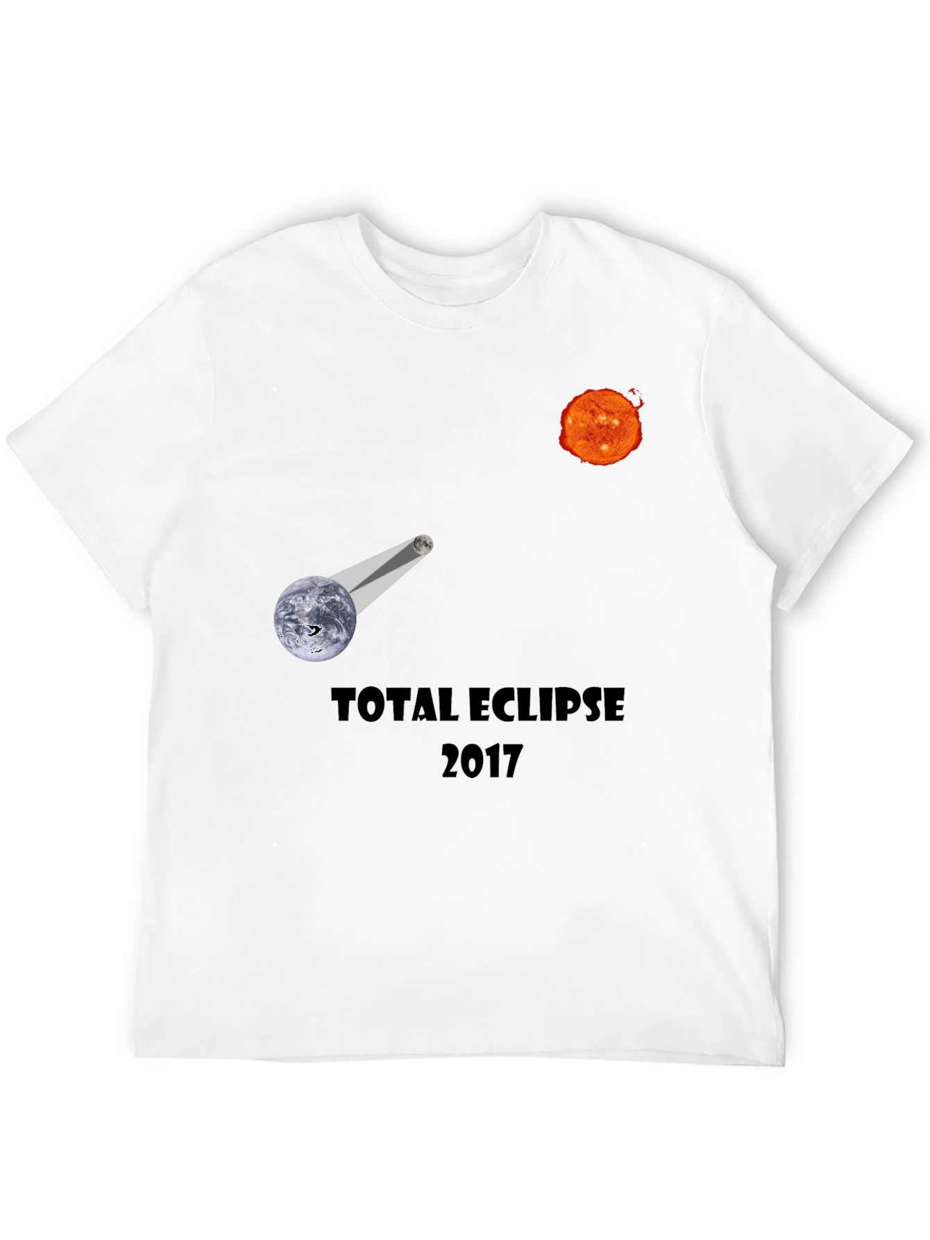 Total Eclipse 2017 T-Shirt - Celestial Design