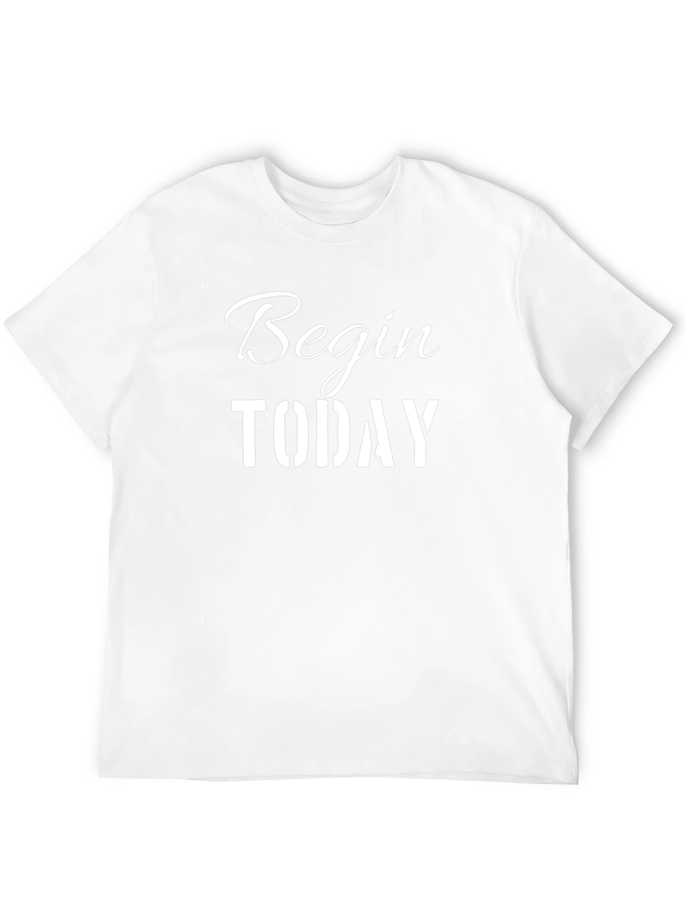 Begin Today Black Graphic Tee