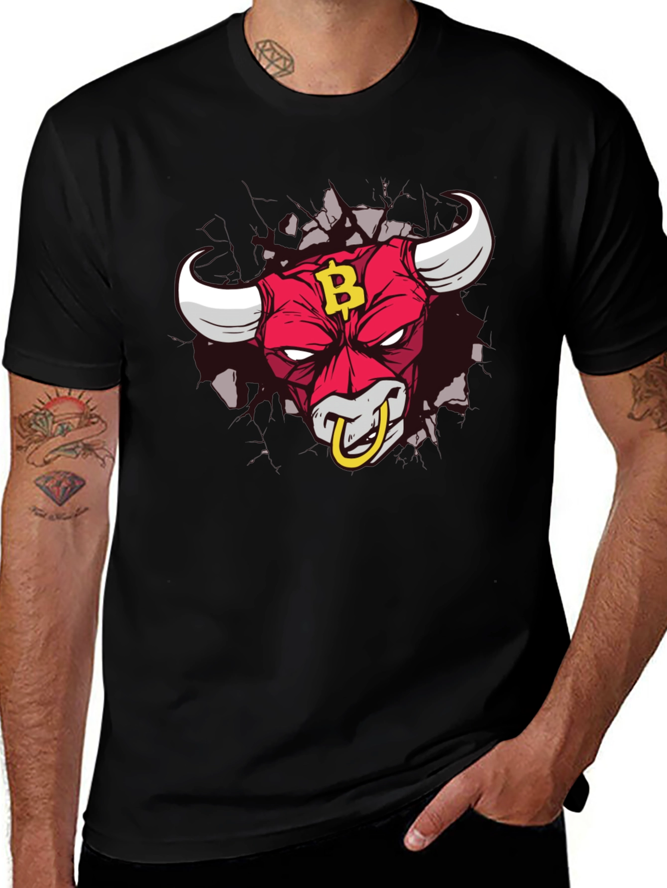 Bitcoin Bull T-Shirt - Crypto Investor Tee