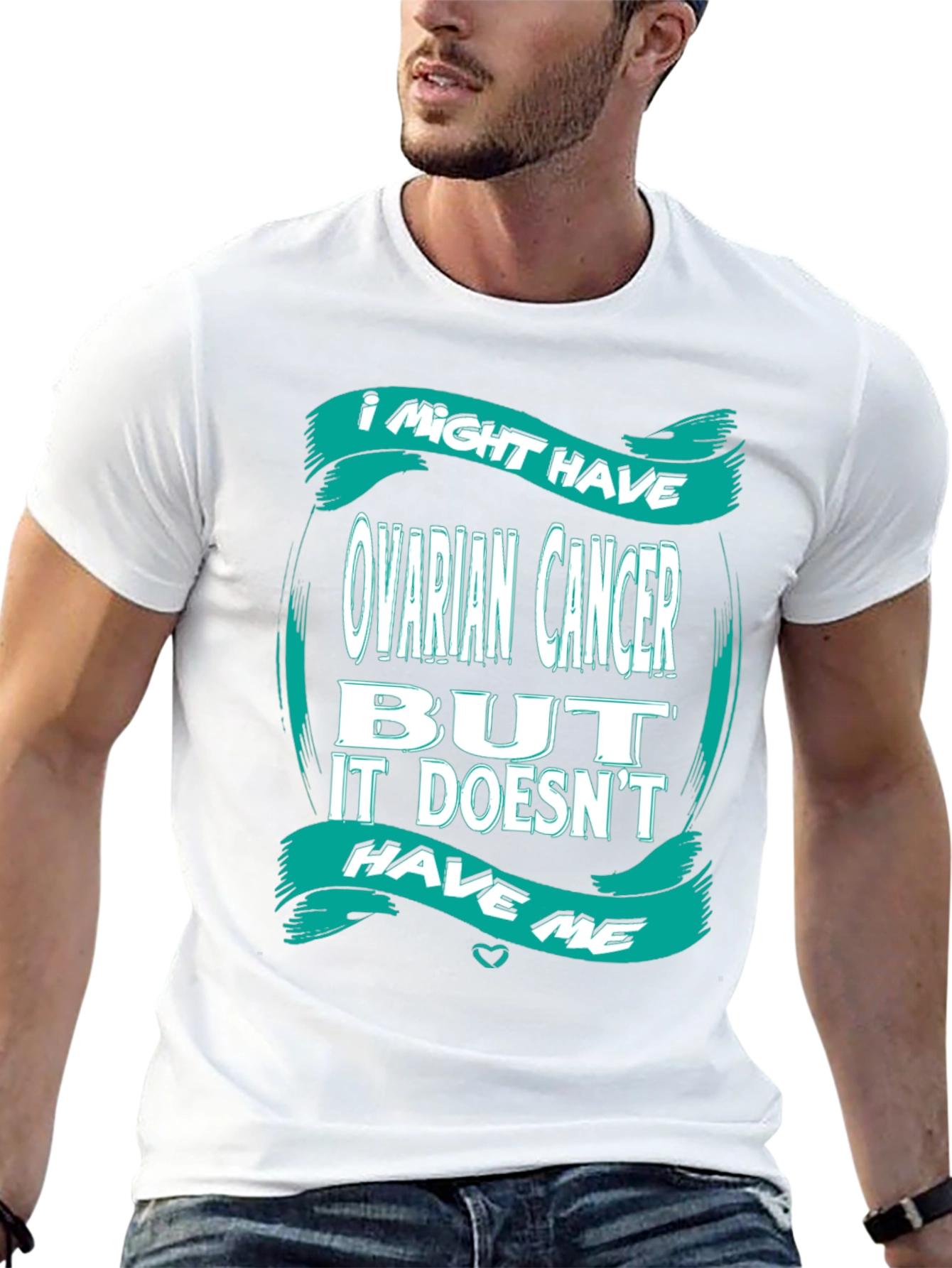 Ovarian Cancer Awareness Graphic T-Shirt