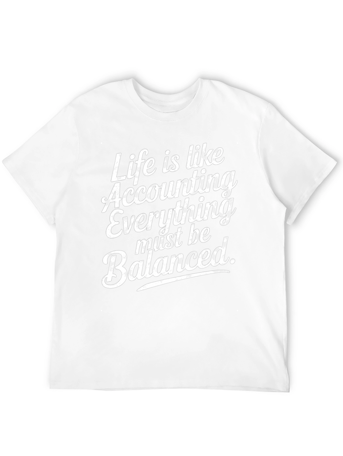Accountant Life Black Tee Shirt