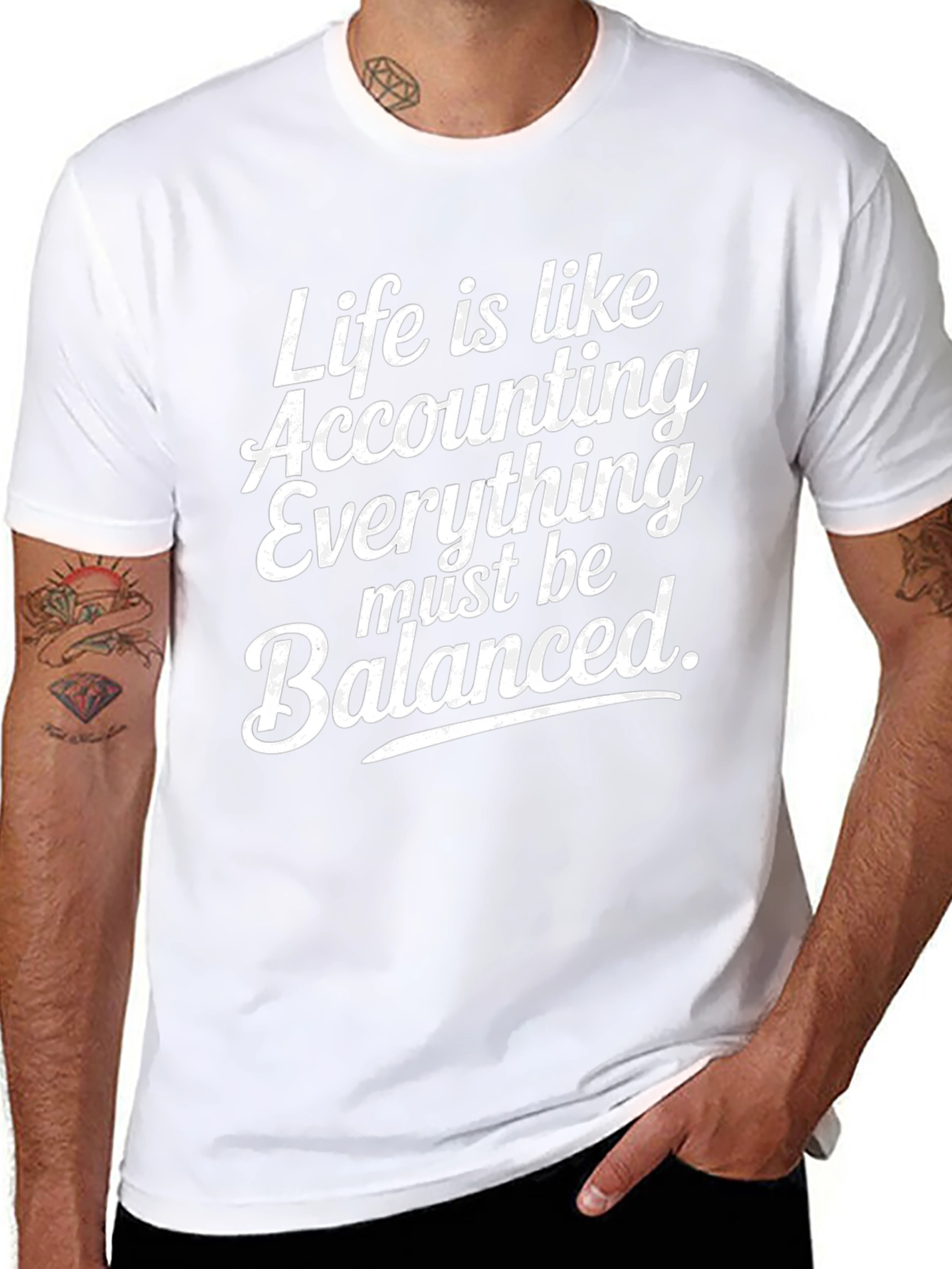 Accountant Life Black Tee Shirt