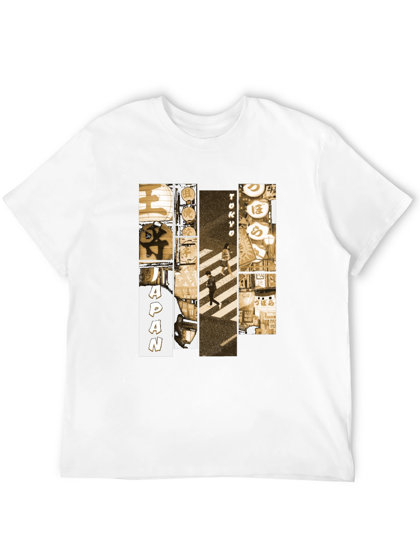 Tokyo Japan Graphic Print Black T-Shirt