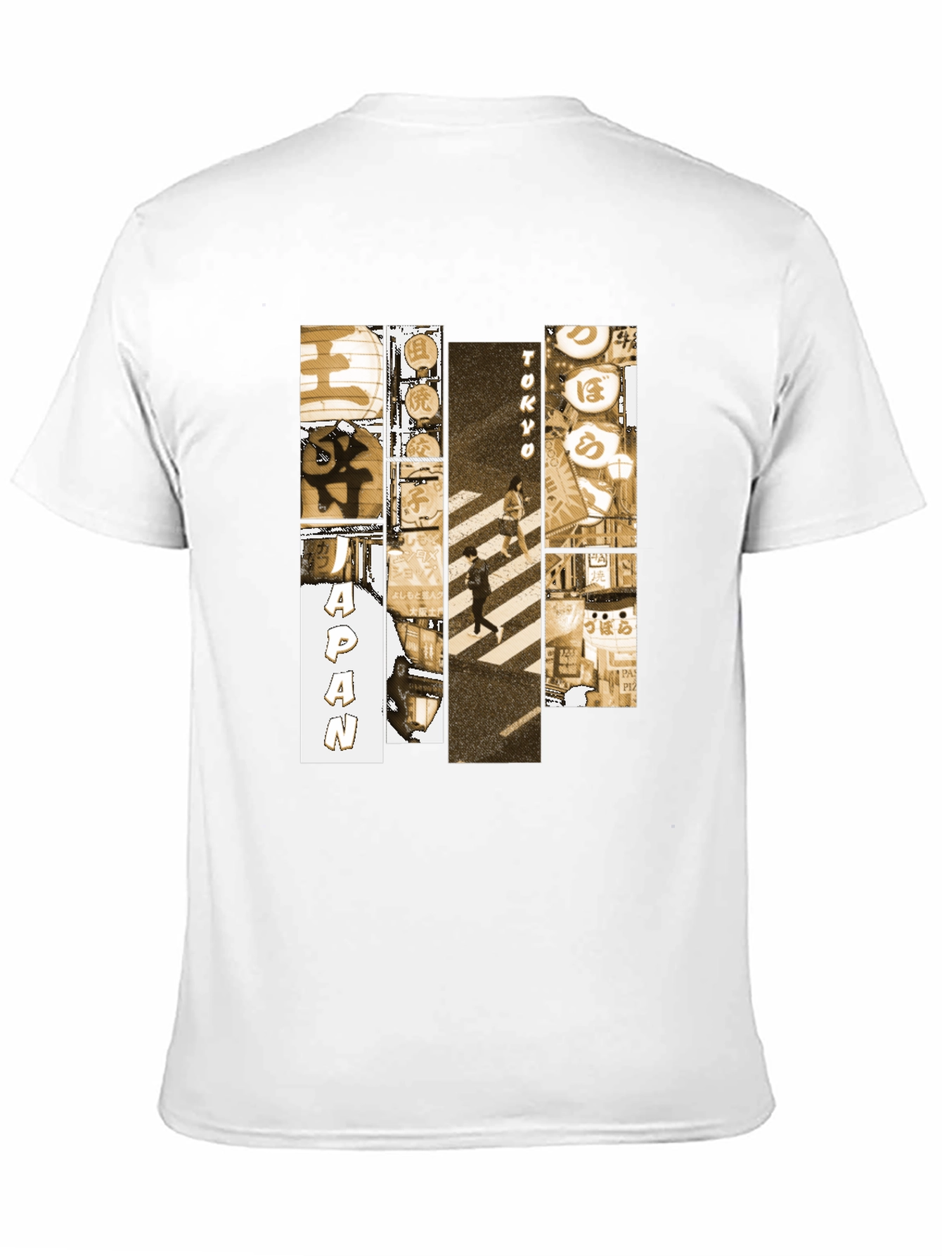 Tokyo Japan Graphic Print Black T-Shirt