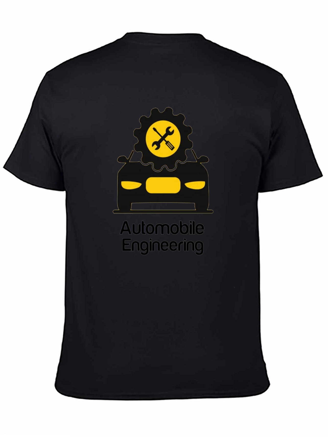 Automobile Engineering T-Shirt - Black Graphic Tee