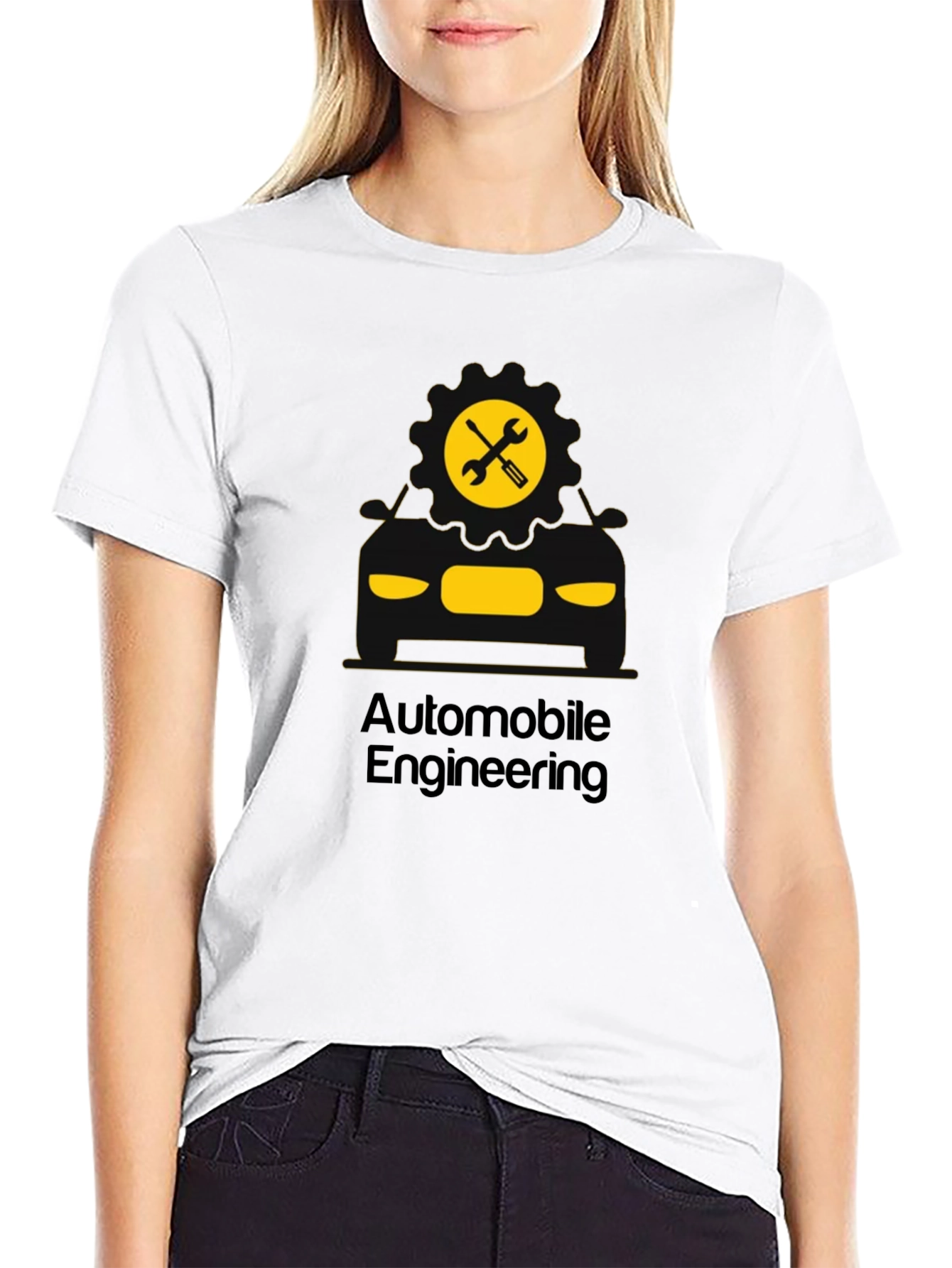 Automobile Engineering T-Shirt - Black Graphic Tee