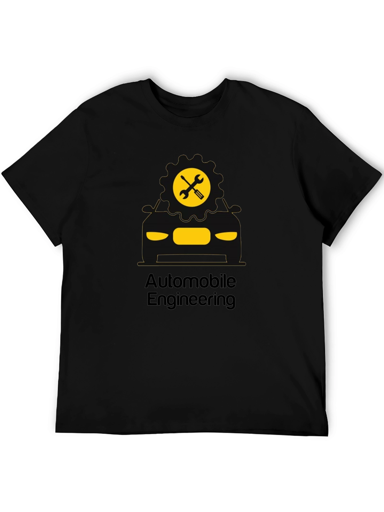 Automobile Engineering T-Shirt - Black Graphic Tee