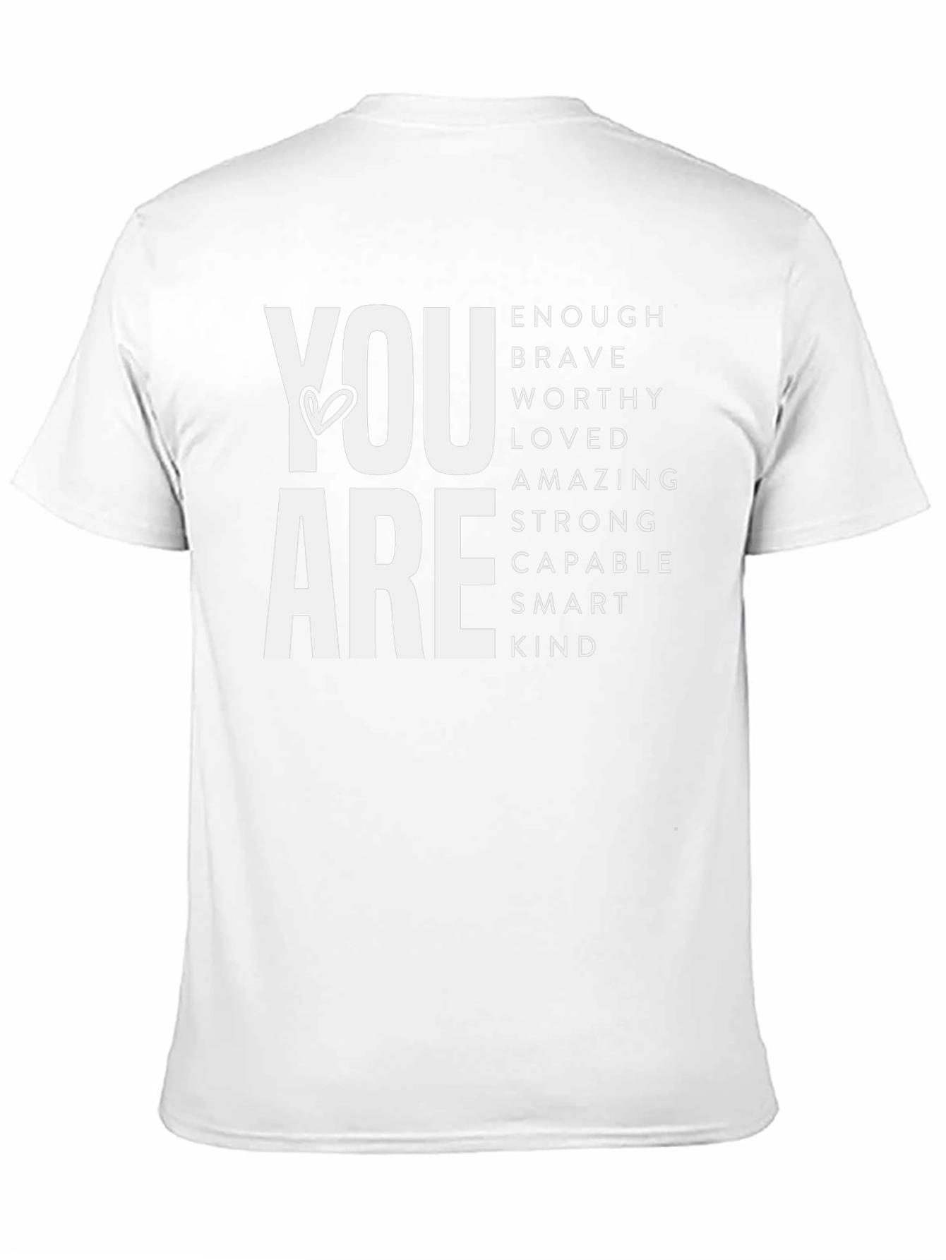 You Are Enough Graphic Tee - Motivational Shirt
