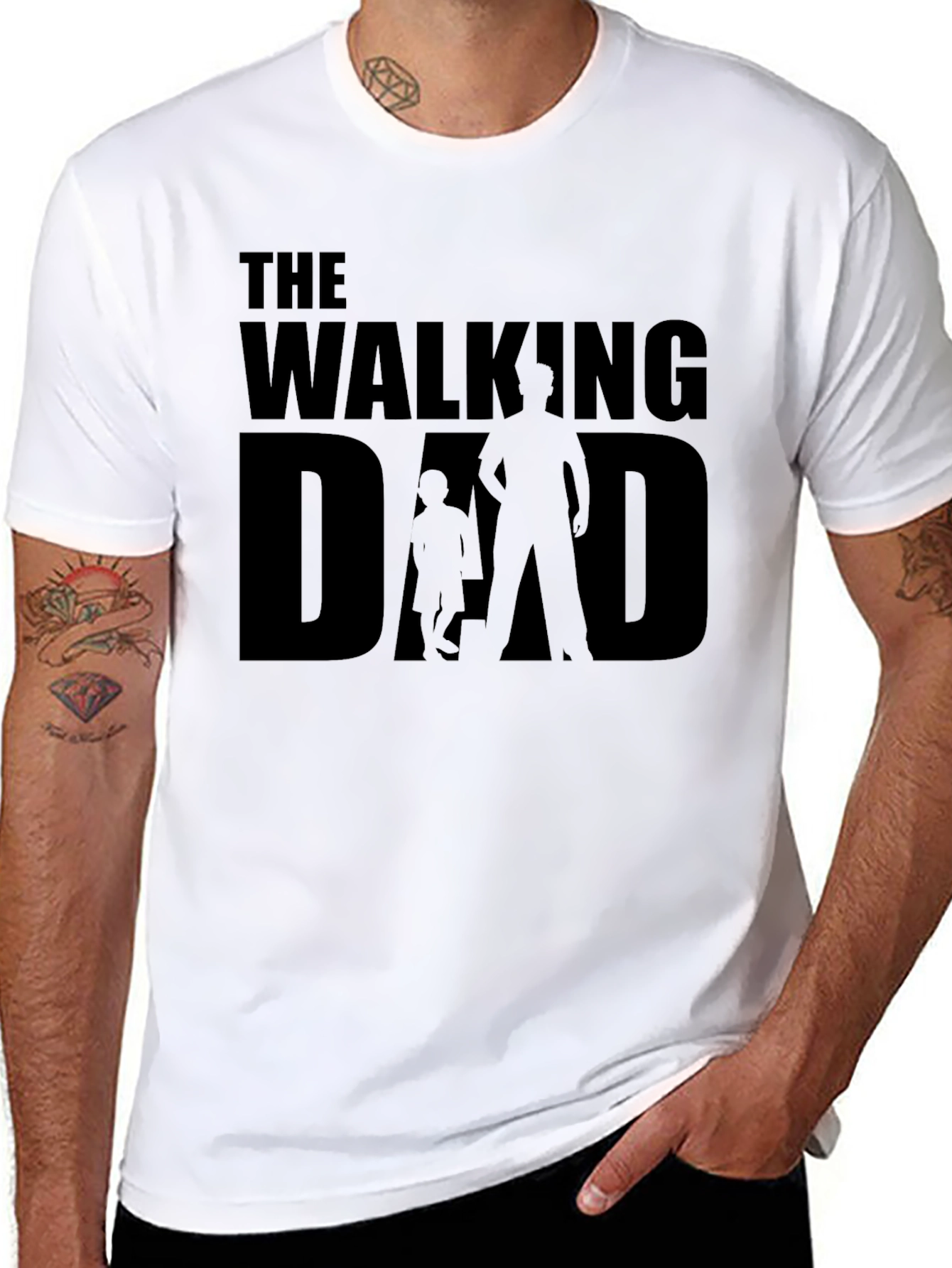 The Walking Dad T-Shirt - Fathers Day Gift