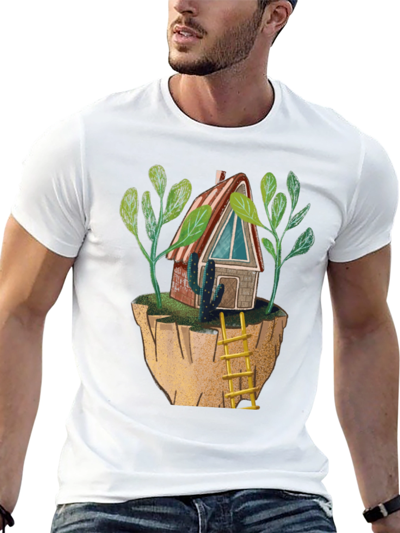 Floating Island Cabin Graphic Tee