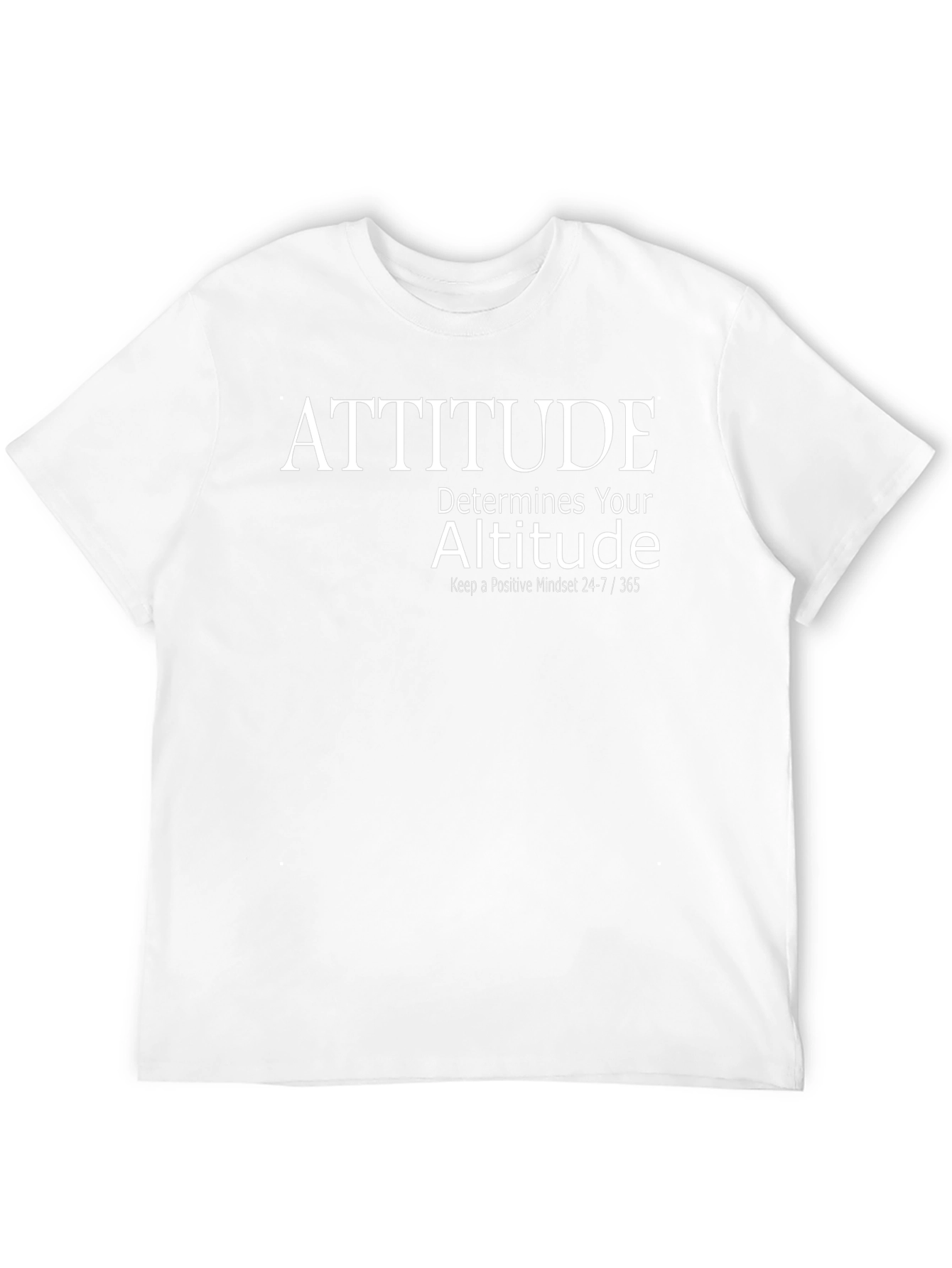 Attitude Determines Altitude Graphic Tee - Positive Mindset