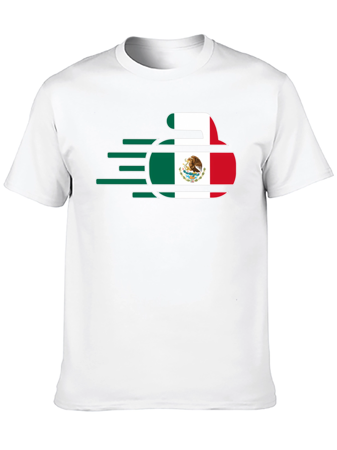 Mexico Curling T-Shirt - Black Tee