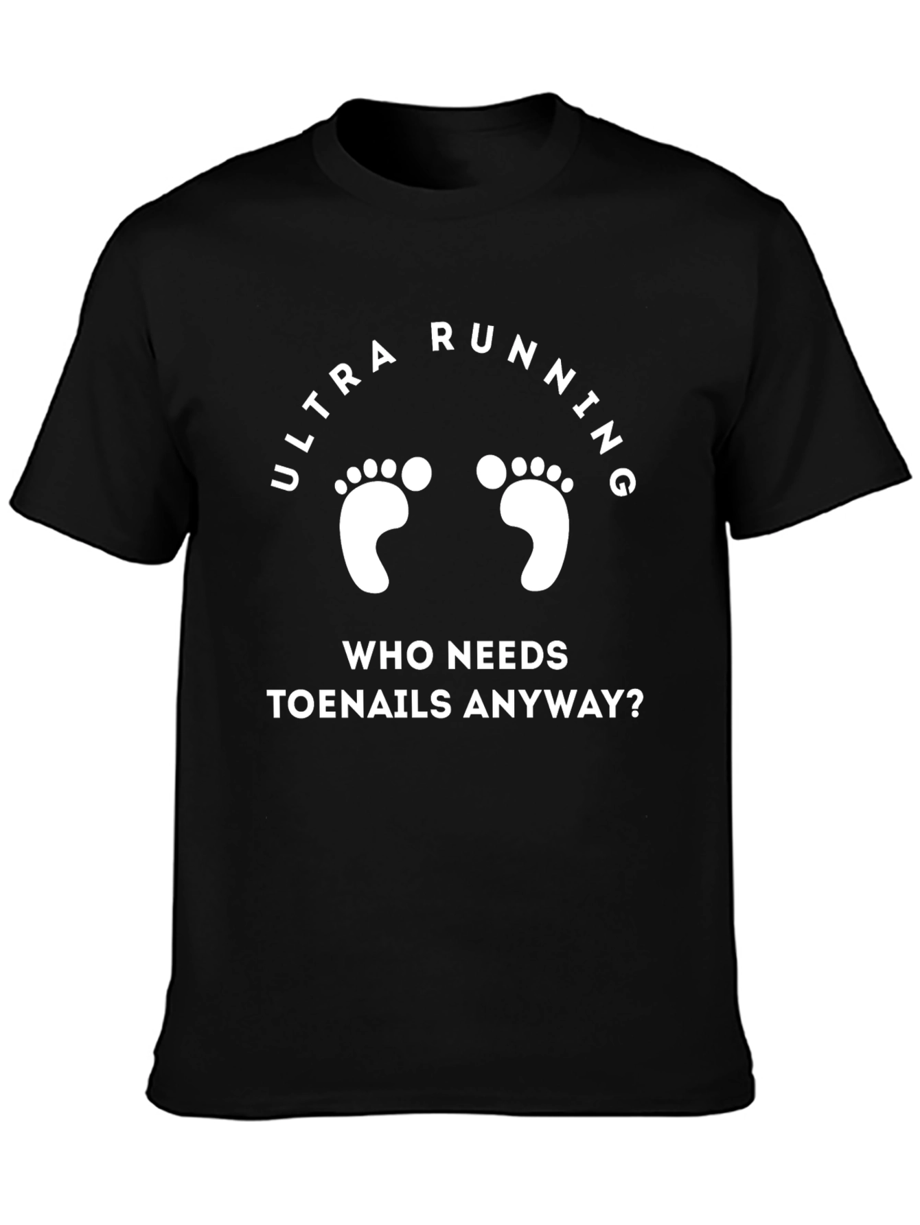 Ultra Running Toenails Funny Graphic Tee