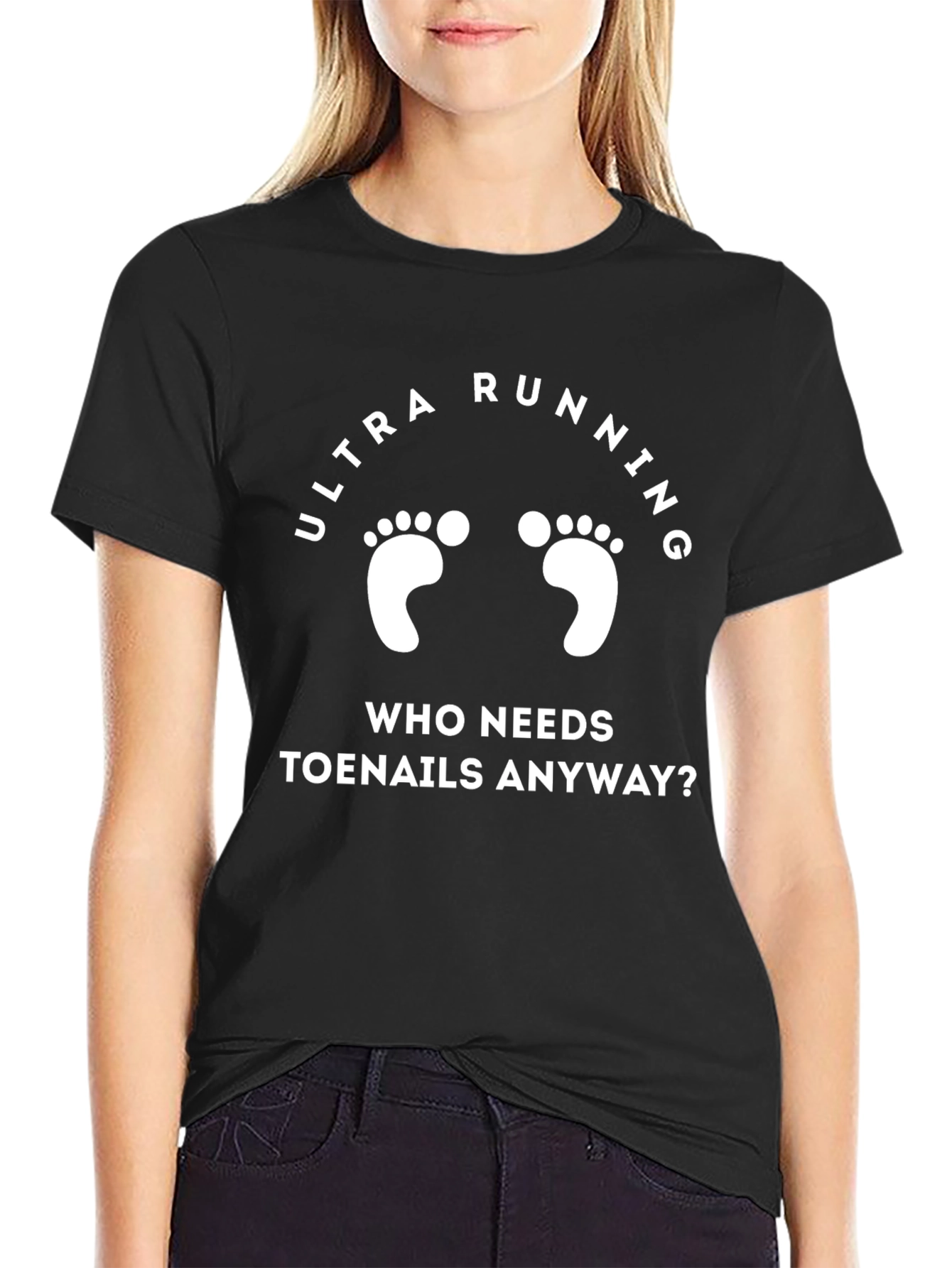 Ultra Running Toenails Funny Graphic Tee