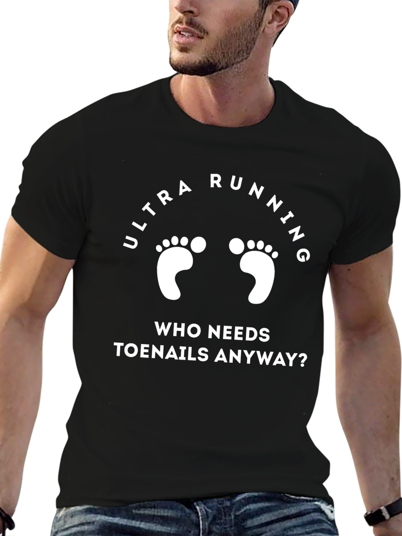 Ultra Running Toenails Funny Graphic Tee
